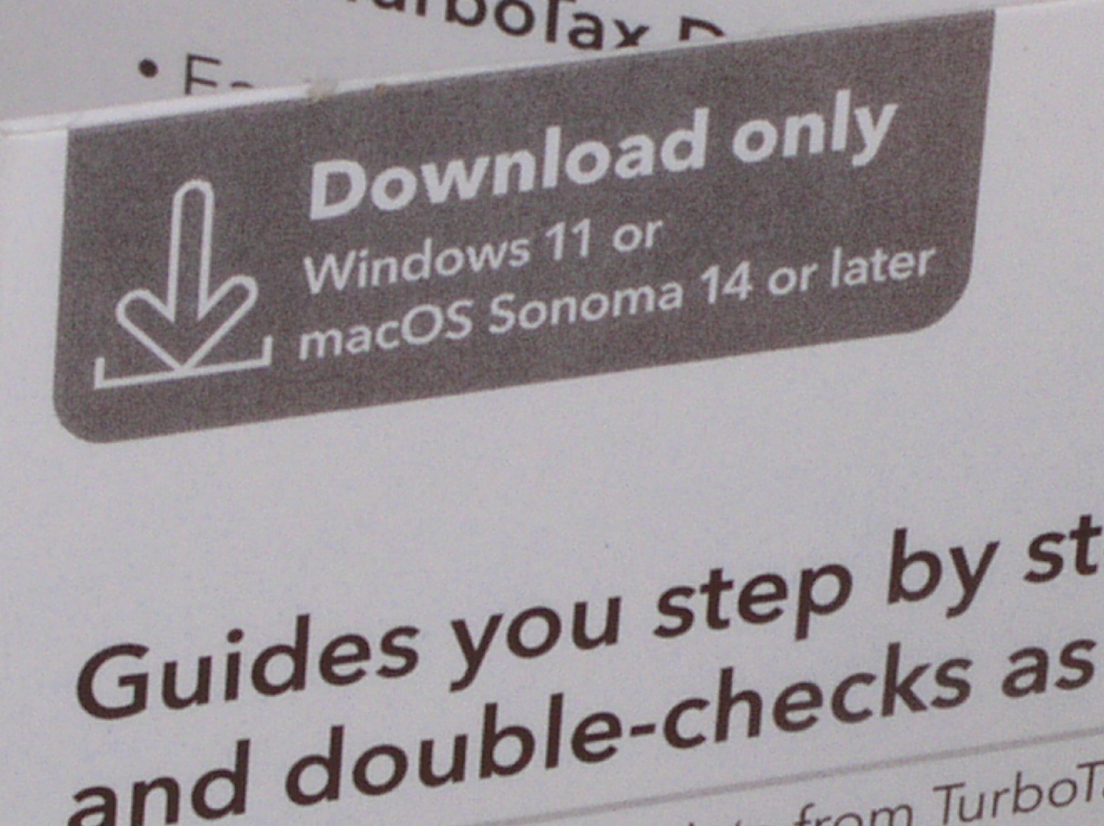 SEALED TURBOTAX DELUXE 2025 FEDERAL STATE DIGITAL KEY WIN 11 SONOMA 14 124681-V