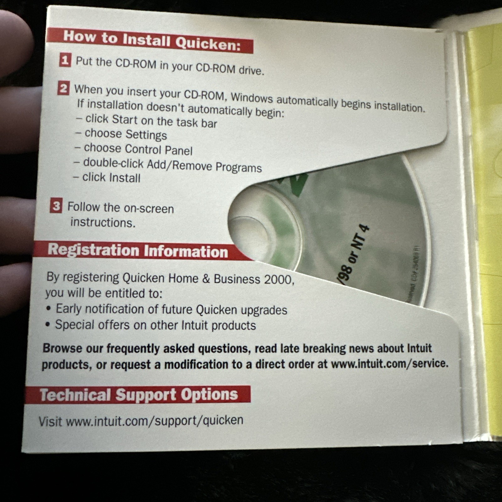Lot Of 2 Quicken Home & Business Quick Deluxe Suite 2000 PC Software Invoicing