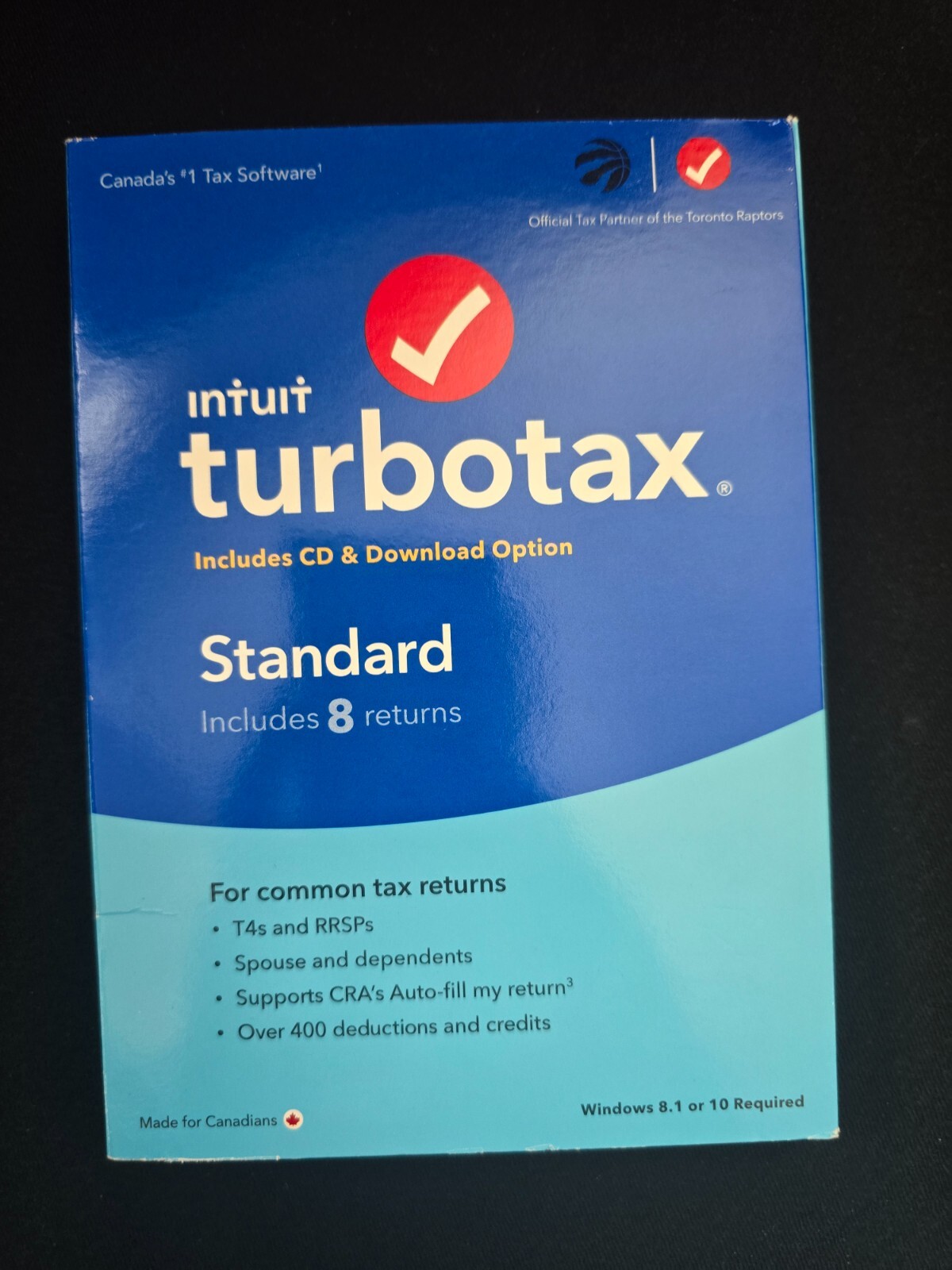 TurboTax Standard Deluxe Premier Business CD/Download Online 2021 Canadaian Tax