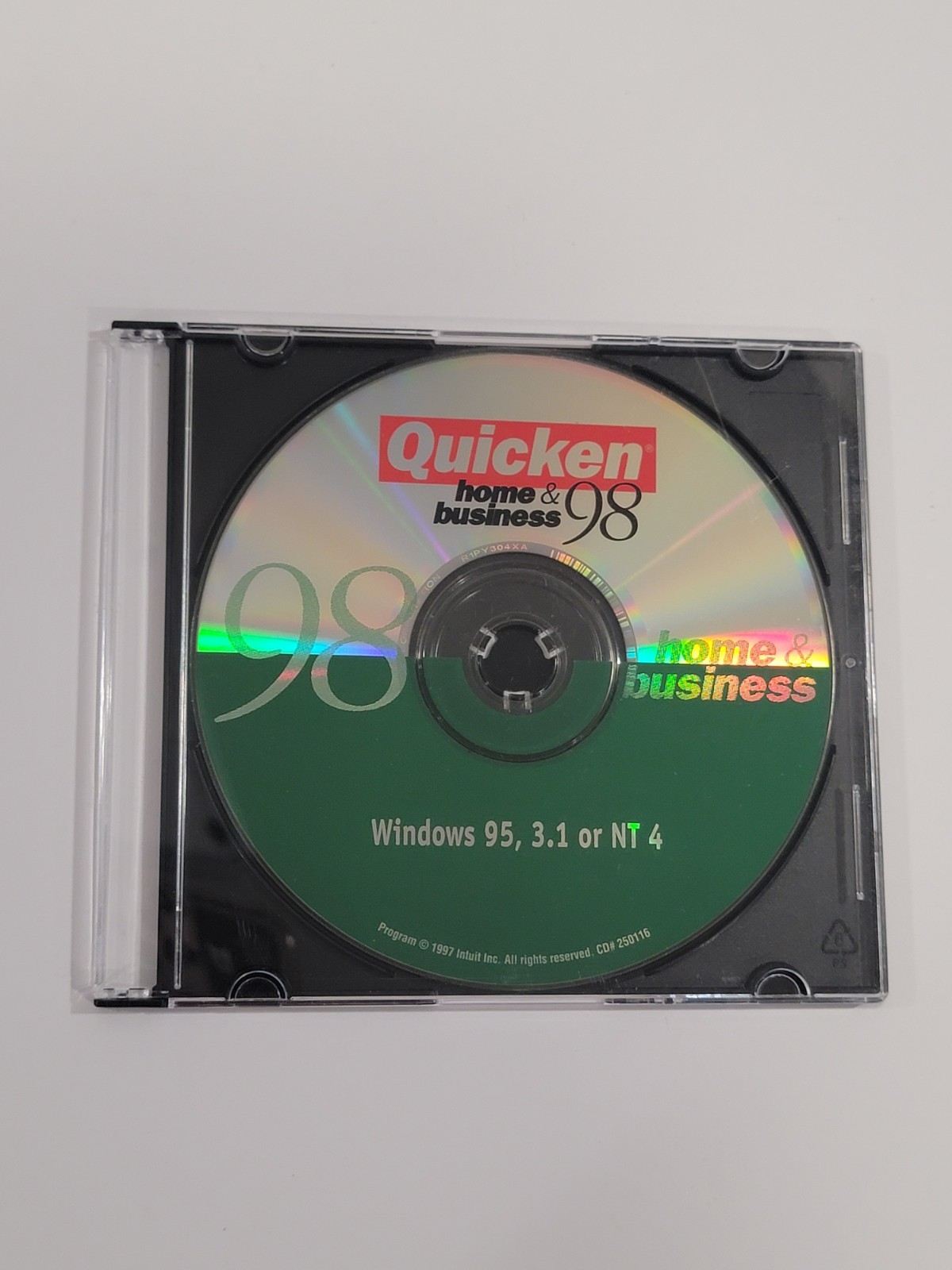 QUICKEN Home & Business 98 – Financial Software for Windows CD – Disc Only