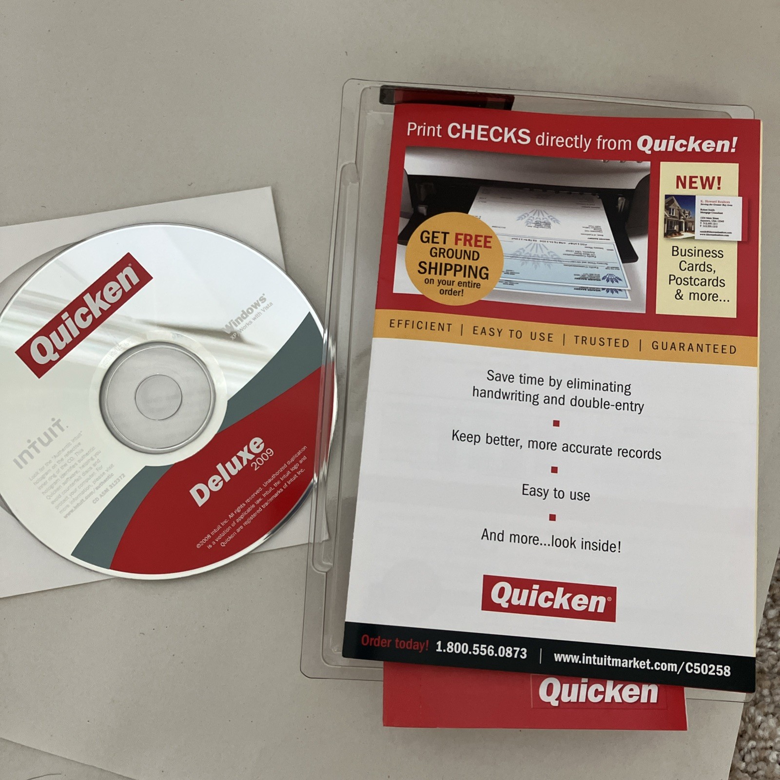 Intuit Quicken Deluxe 2009 Retail Box for Windows XP/VISTA