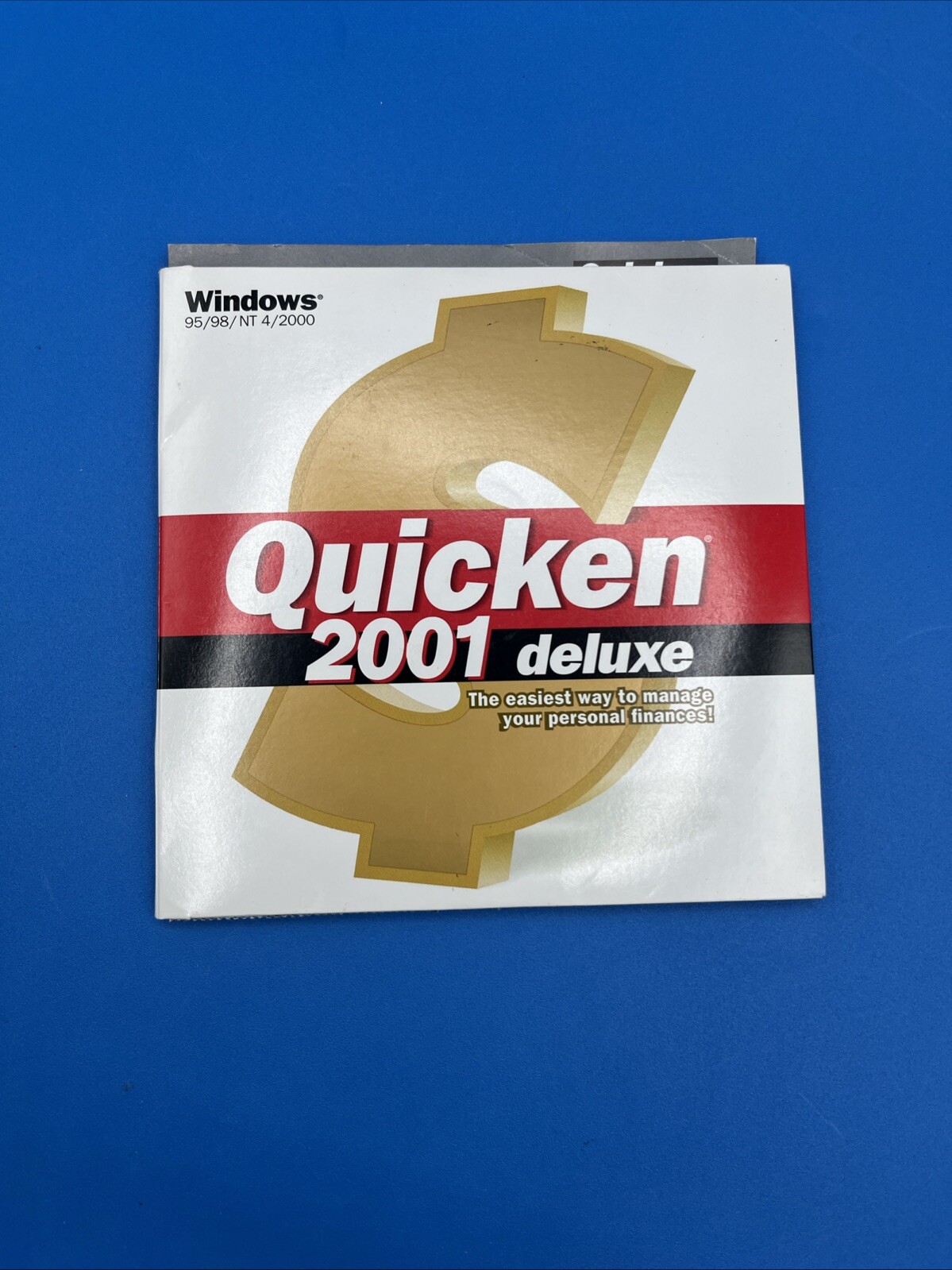 Intuit Quicken Deluxe 2001 for Windows ’95/’98/NT4/’00
