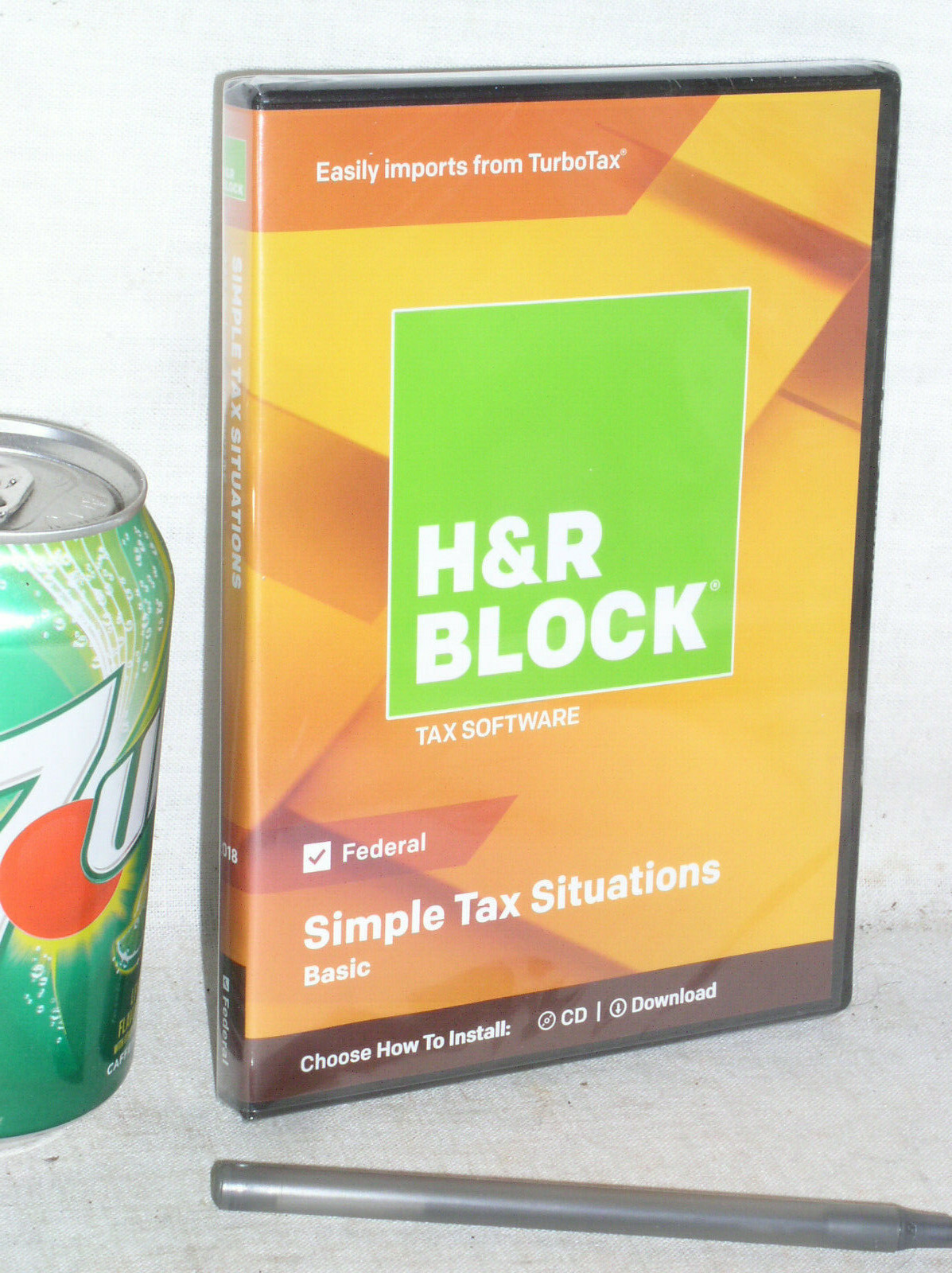 SEALED CD H&R BLOCK SIMPLE TAX SITUATIONS 2018 FEDERAL E-FILE RETURN WIN + MAC
