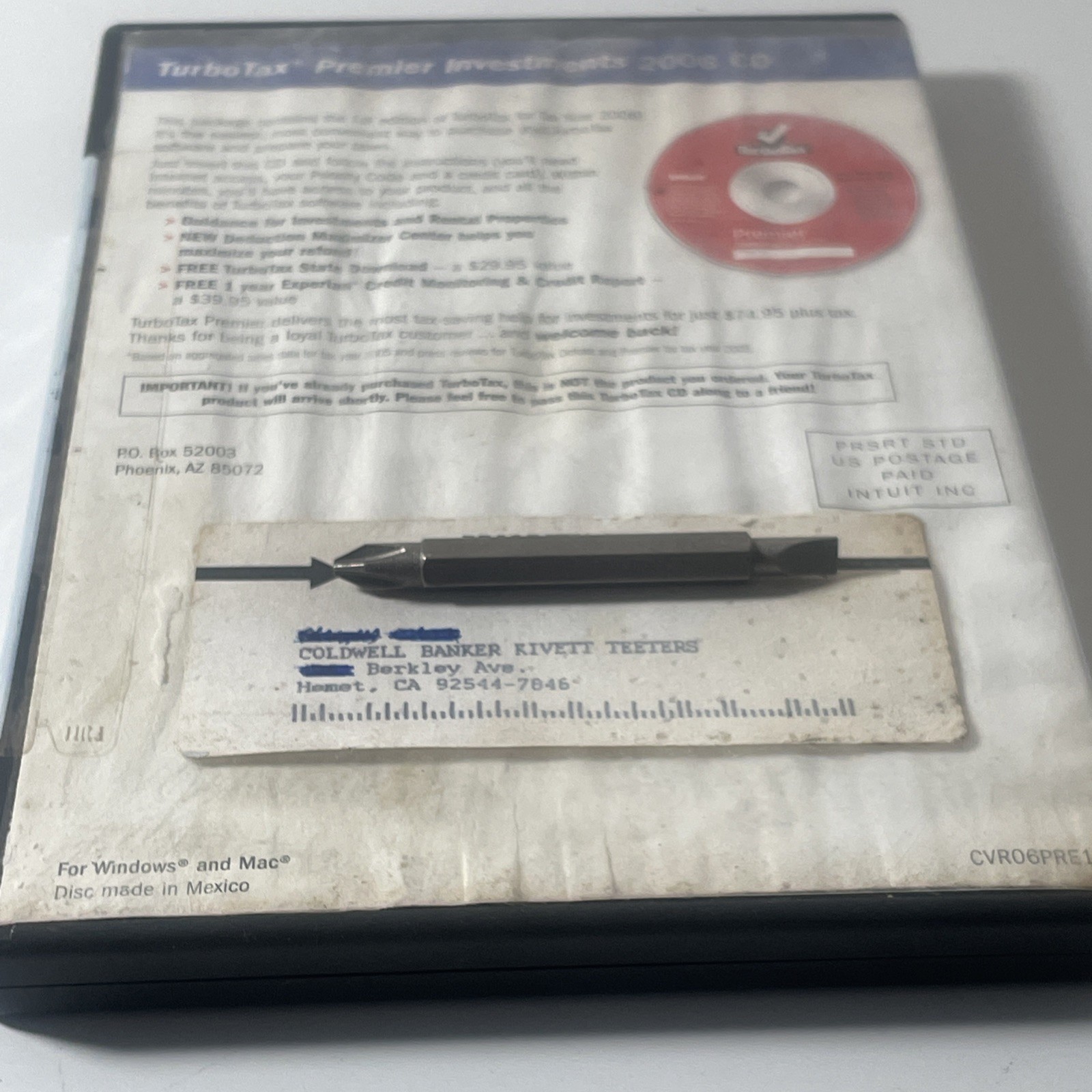 Turbotax 2006 Premier with Fed & State. New in box Sealed!!! (read)