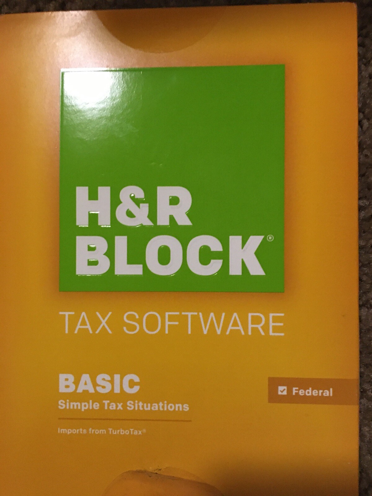 H&R Block Tax Software Basic 2015—361