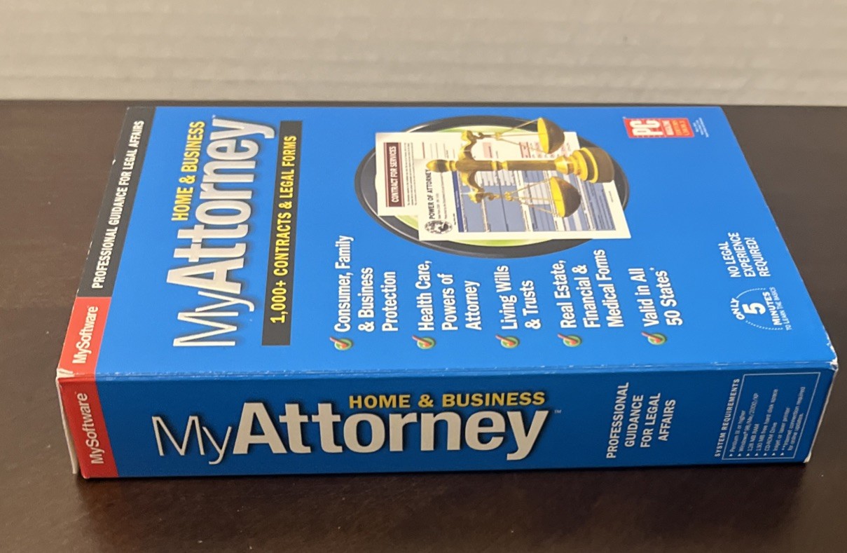 MySoftware Avanquest 2006 My Attorney Home & Business PC Professional Guidance