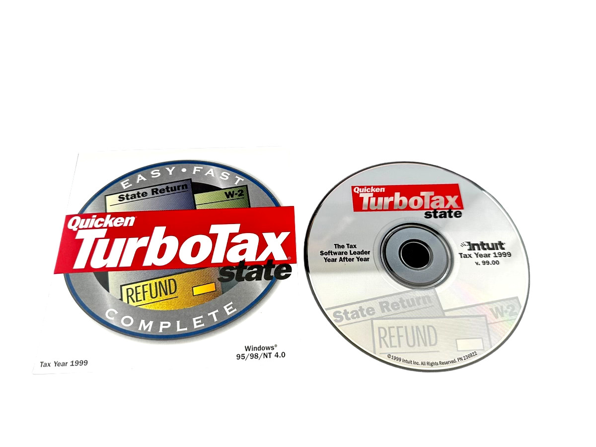 Quicken TurboTax State Tax Year 1999 Win 95/98/NT 4.0
