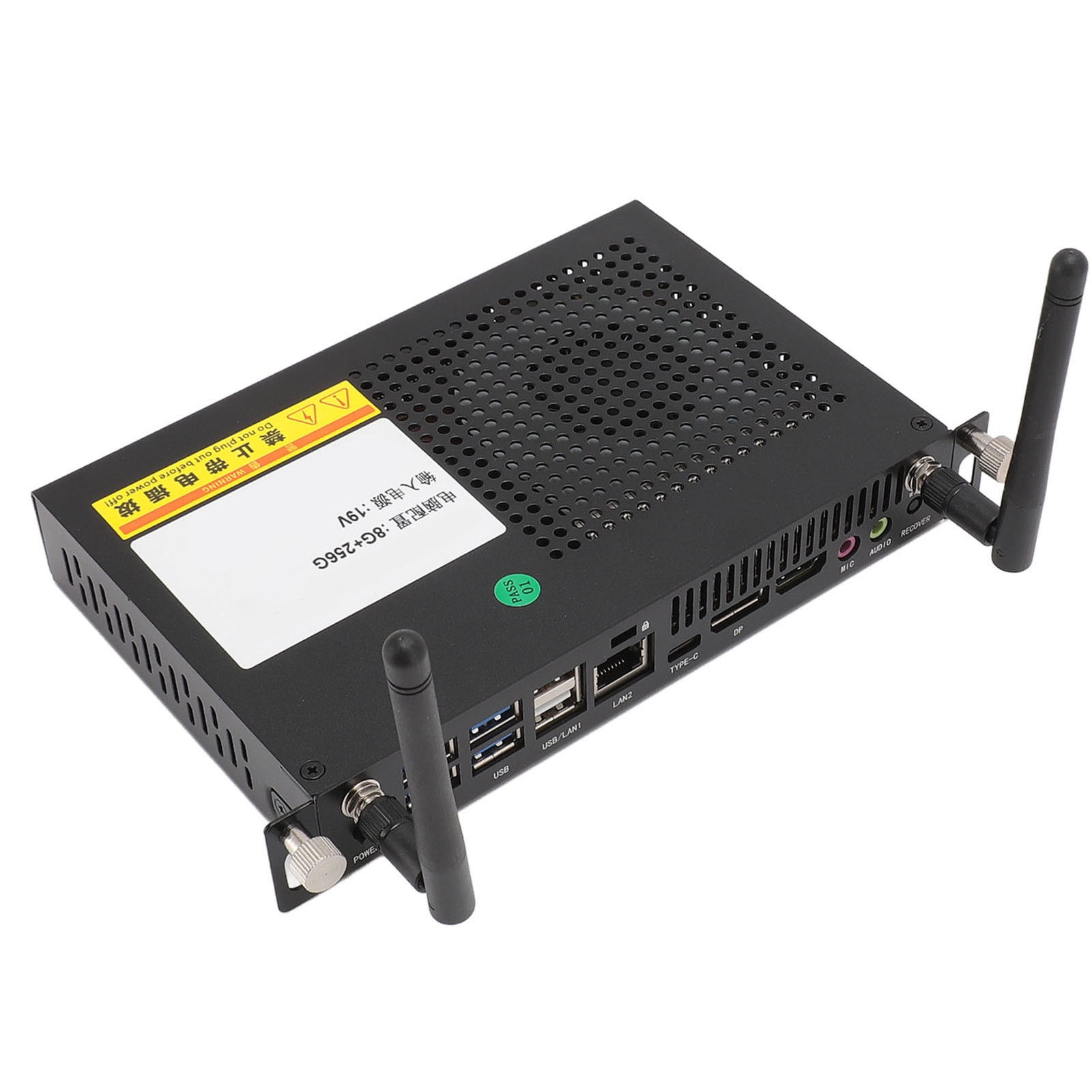 Small PC 8GB DDR4 256GB SSD 12th 13th Gen Mobile Processor Built In Industrial