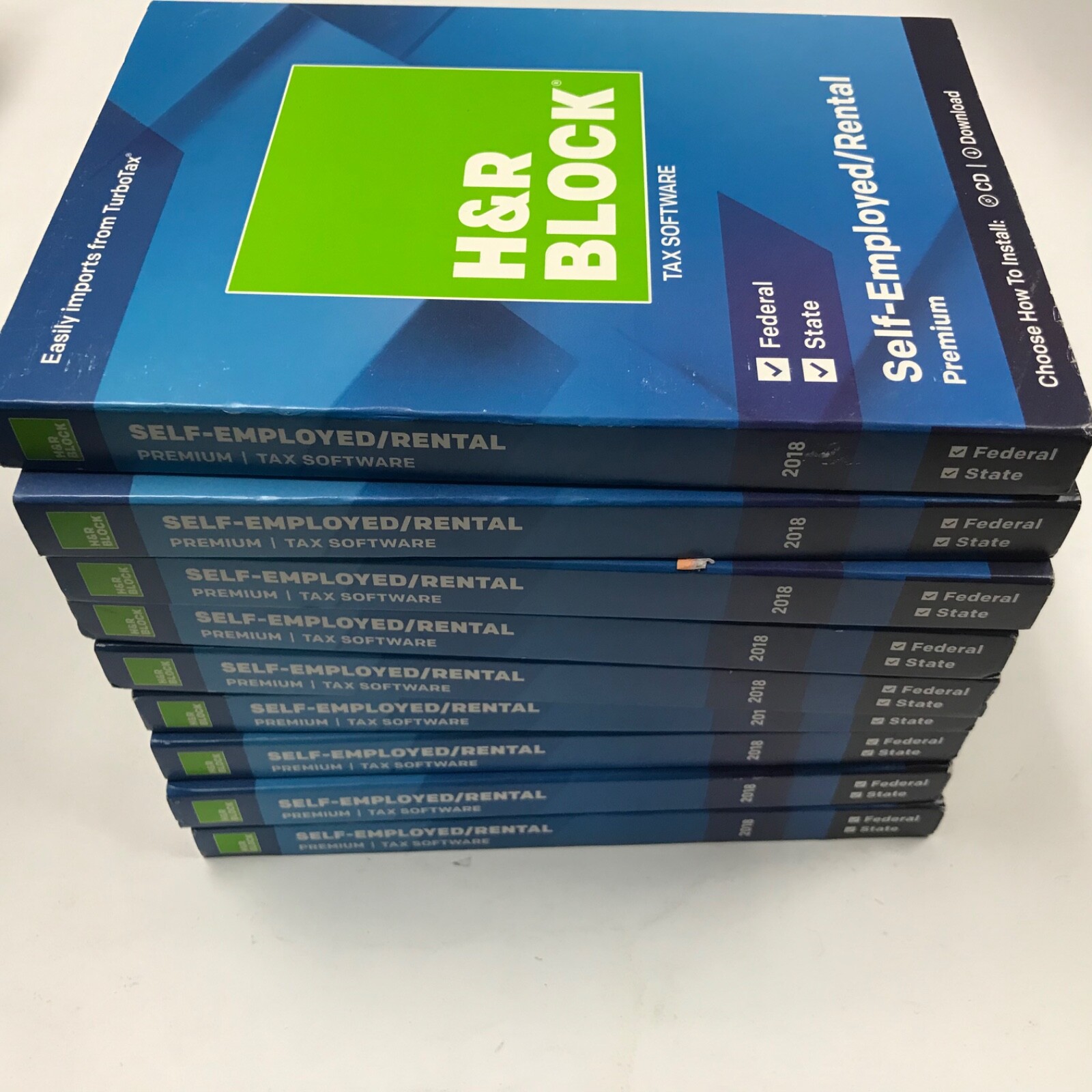 9 – H&R Block Premium 2018 Self-Employed/Rental Property Owners Tax Software