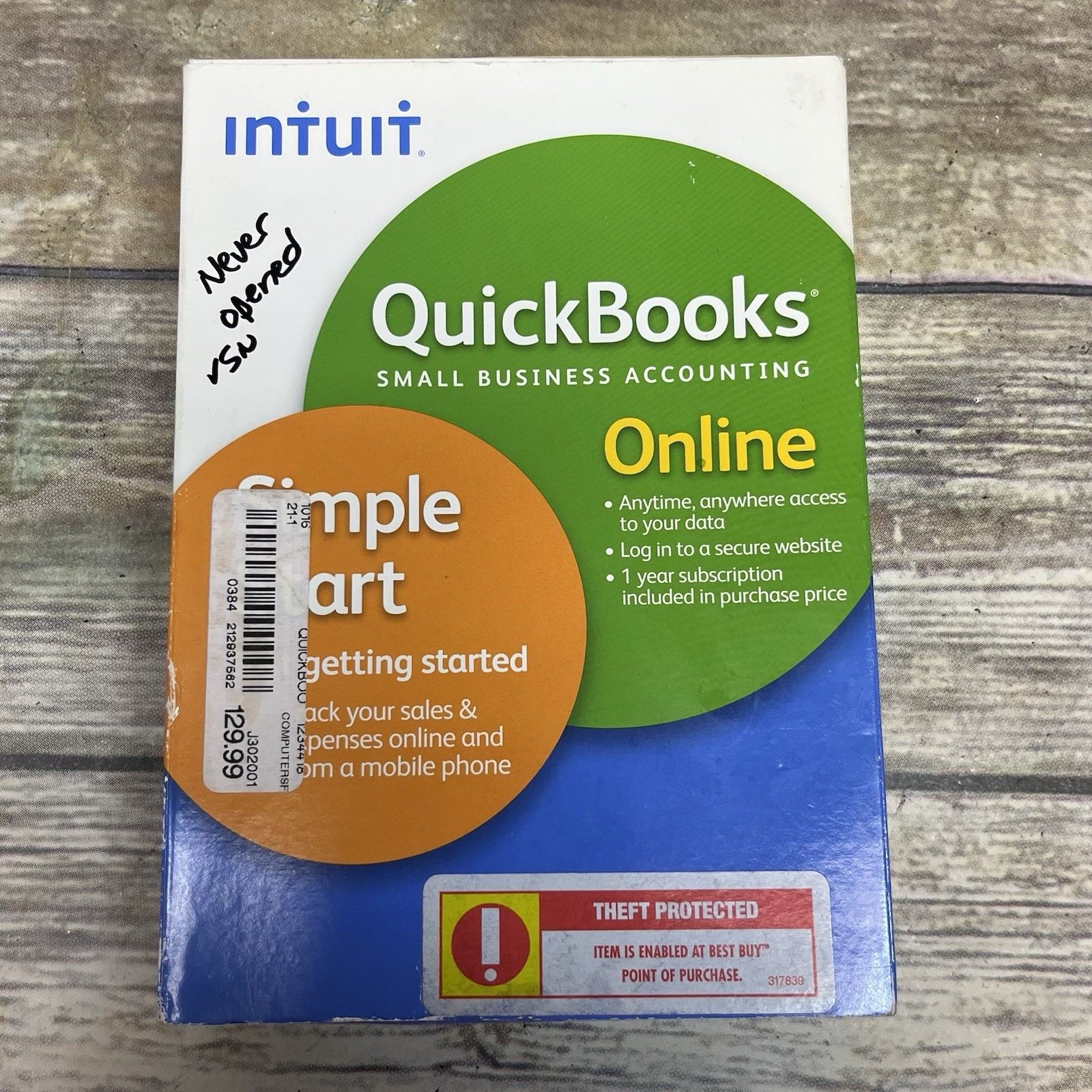 QuickBooks® 2011 Online Simple Start, Online ServiceSmall Business Accounting