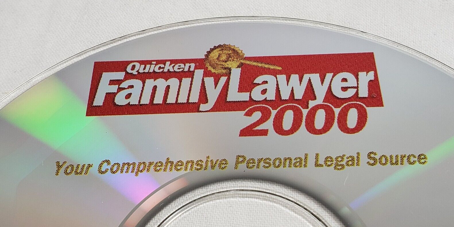 QUICKEN FAMILY LAWYER 2000 SOFTWARE CD disc only untested