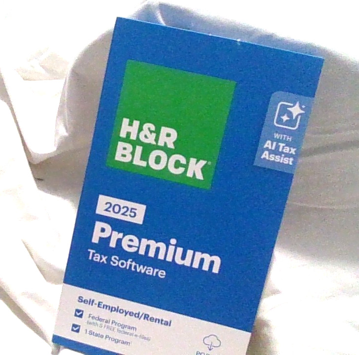 H&R Block Tax Software Premium 2025 PC/Mac [Key Card]