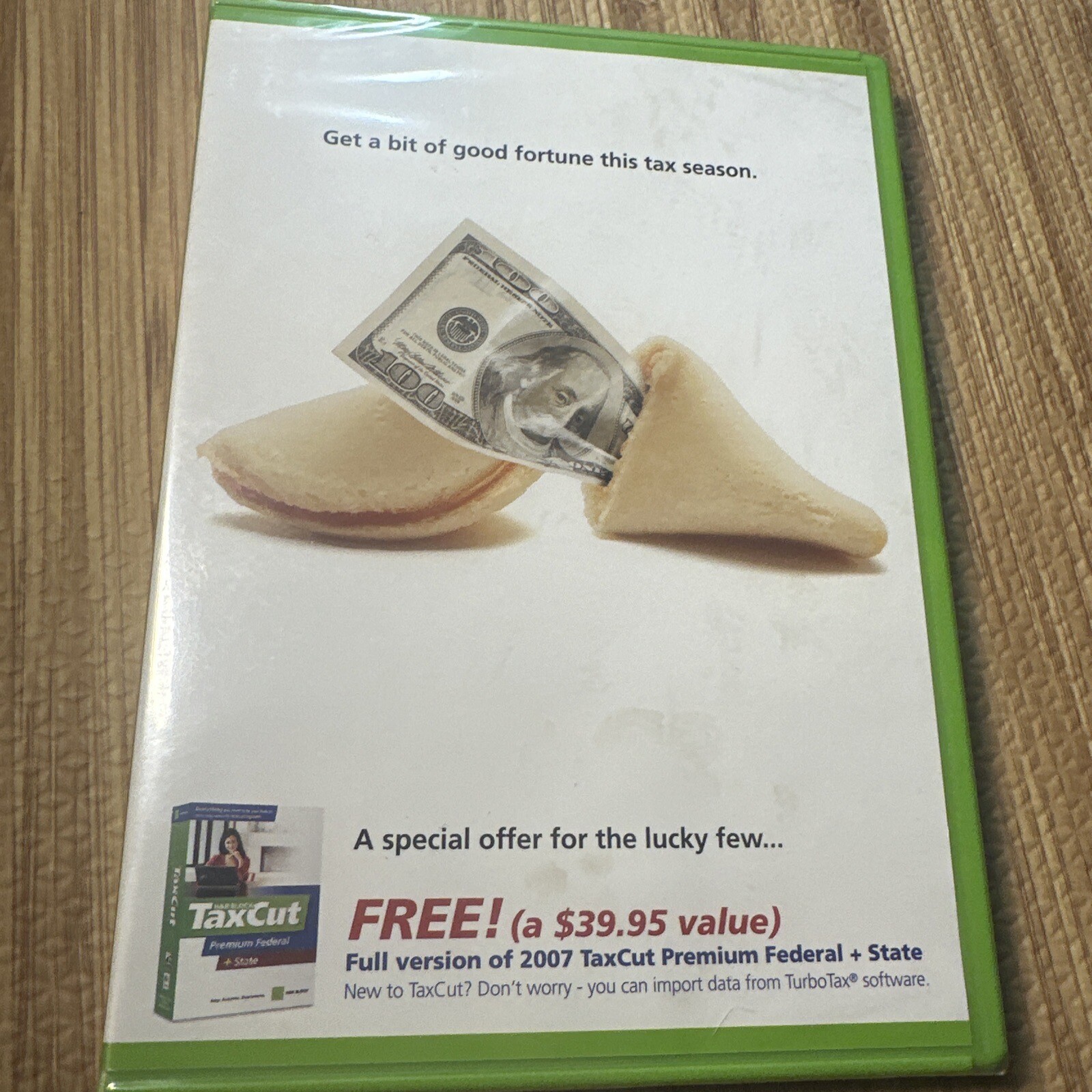 2007 Full Version TaxCut Premium Federal State + E-file CD ROM H & R Block