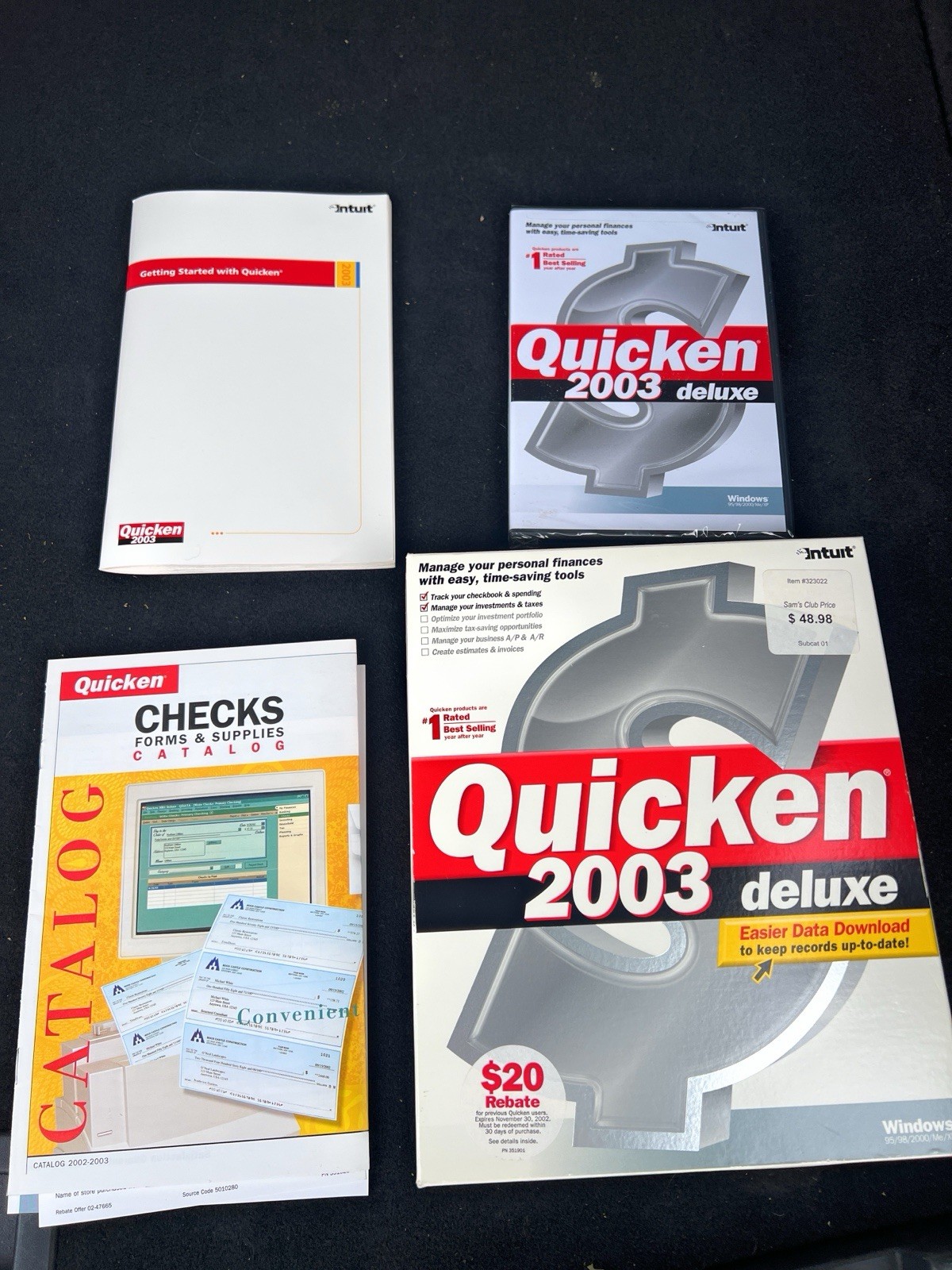 BRAND NEW FACTORY SEALED – Intuit Quicken 2003 Deluxe For Windows