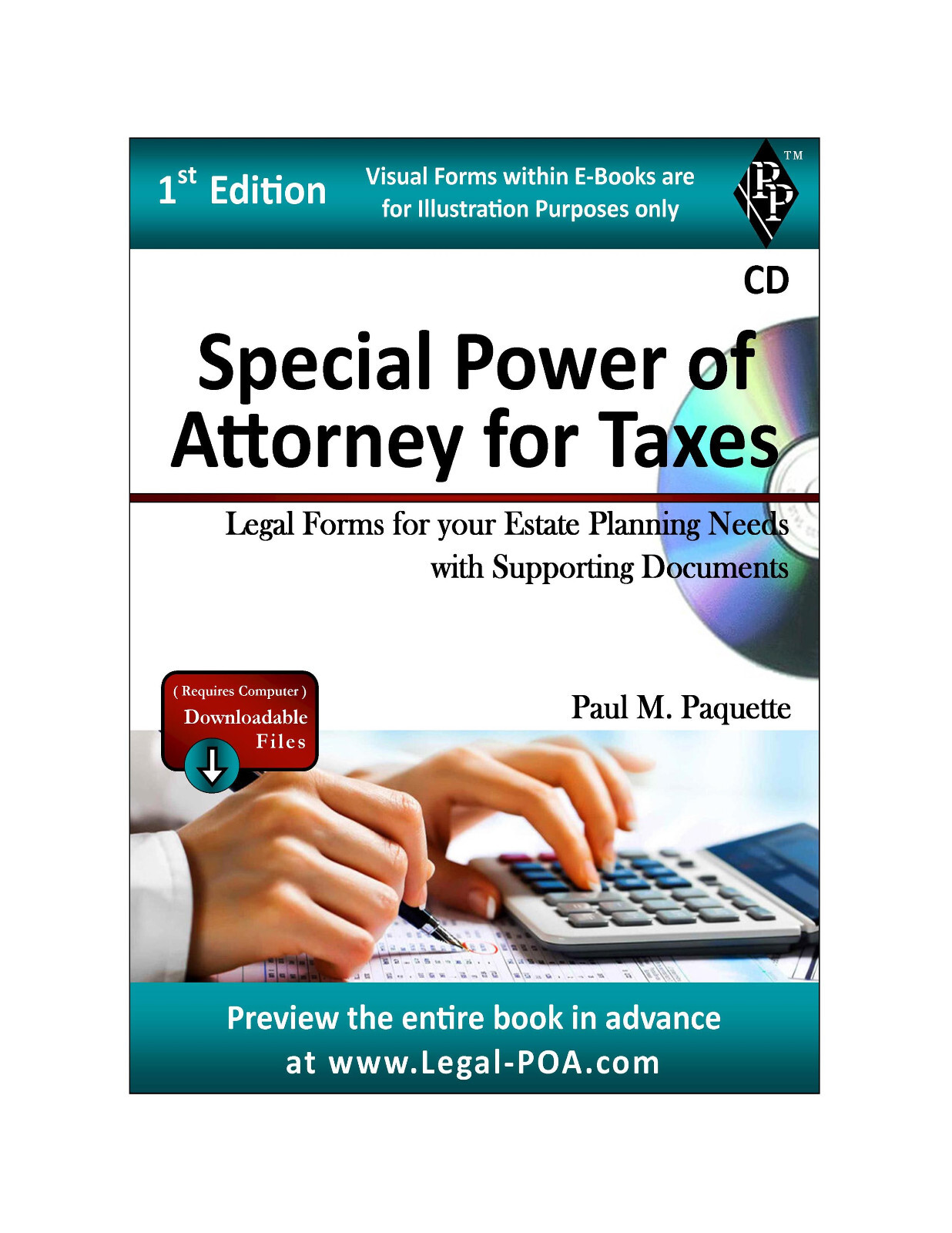Special Power of Attorney for Taxes – Full Version – CD-ROM Only