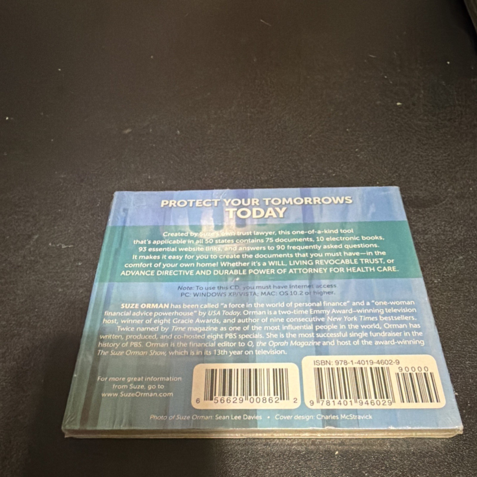 Suze Orman Protect Your Tomorrows Today CD-ROM Personal Finance Windows Mac