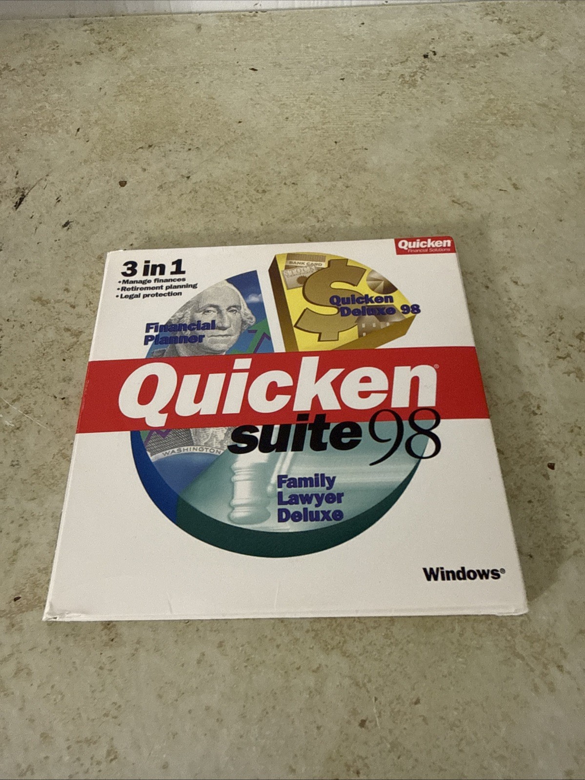 Quicken Suite 98, Family, Lawyer, Deluxe Windows Software