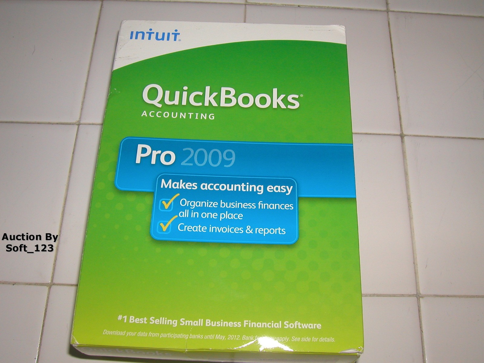 INTUIT QUICKBOOKS PRO 2009 FOR WINDOWS FULL RETAIL USA VERSION =SEALED BOX=