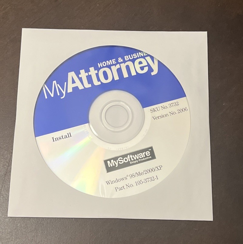 MySoftware Avanquest 2006 My Attorney Home & Business PC Professional Guidance