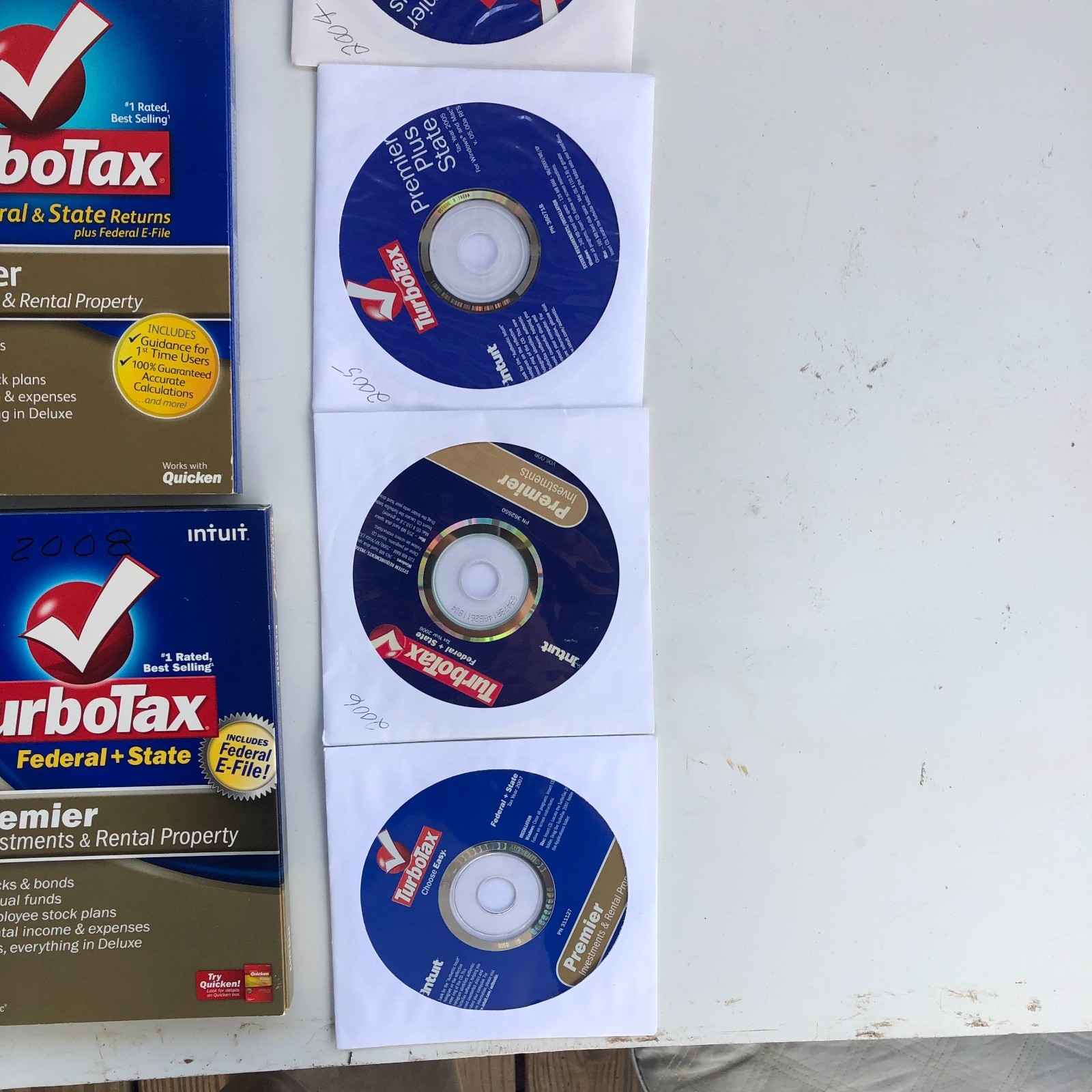 Lot of 22 Intuit TurboTax Home & Business Tax Software Mac & Windows 2002-2023