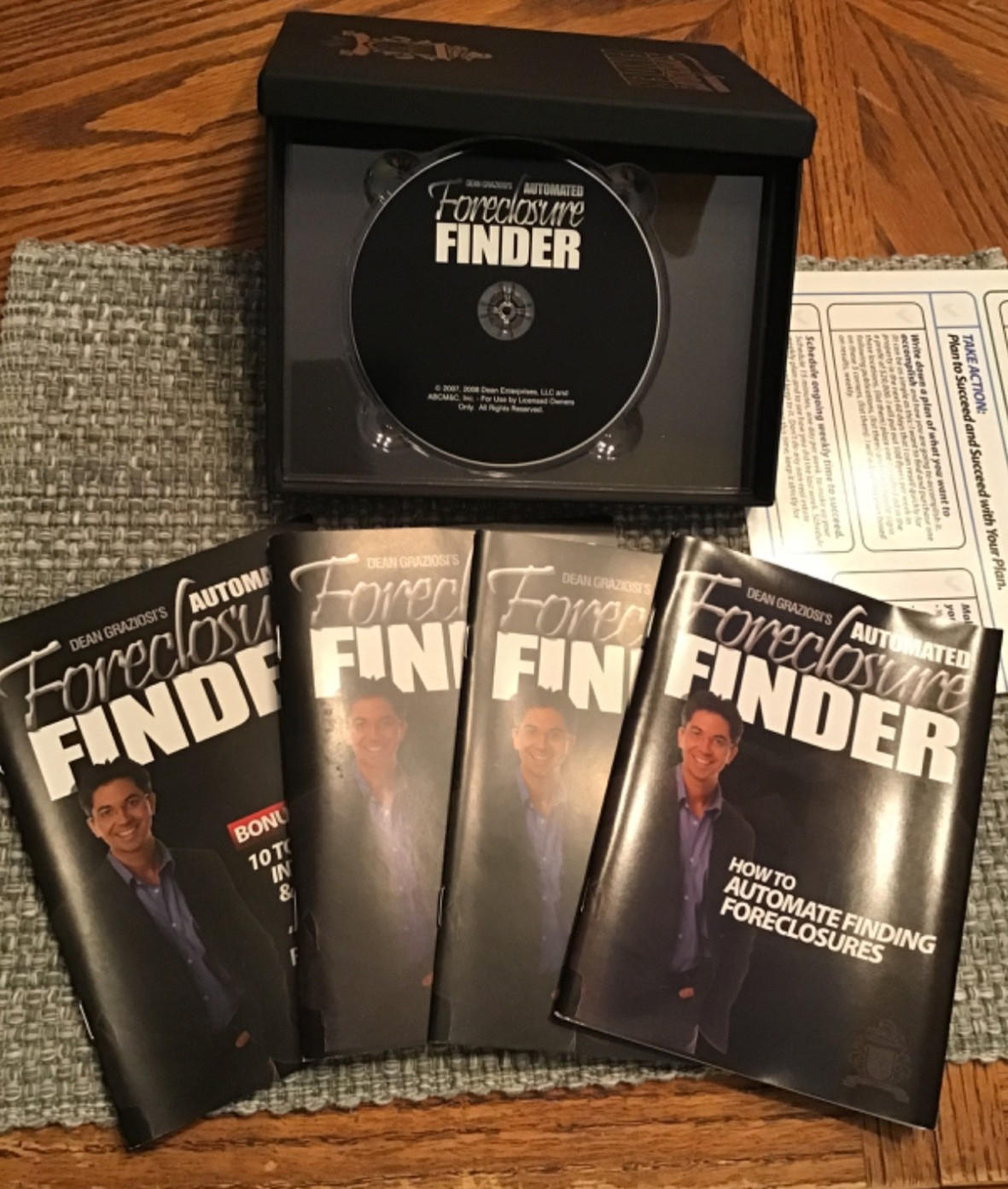 Dean Graziosi’s AUTOMATED FORECLOSURE FINDER Books and DVD