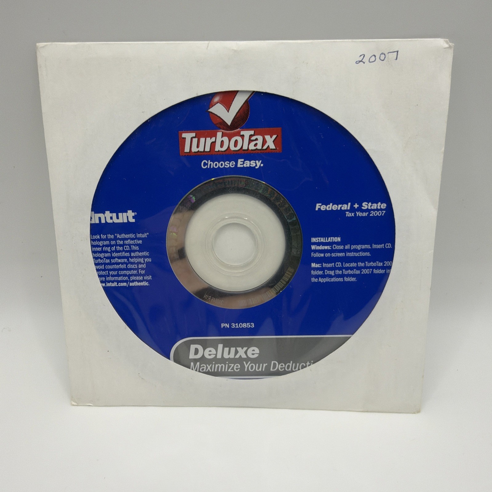 Assorted Turbo Tax Deluxe Federal State Deduction Maximizer Homeowners Business