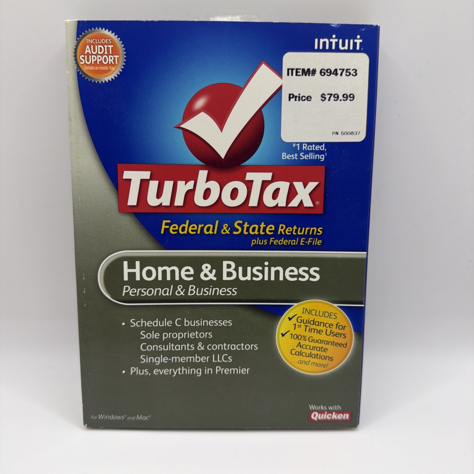 Assorted Turbo Tax Deluxe Federal State Deduction Maximizer Homeowners Business