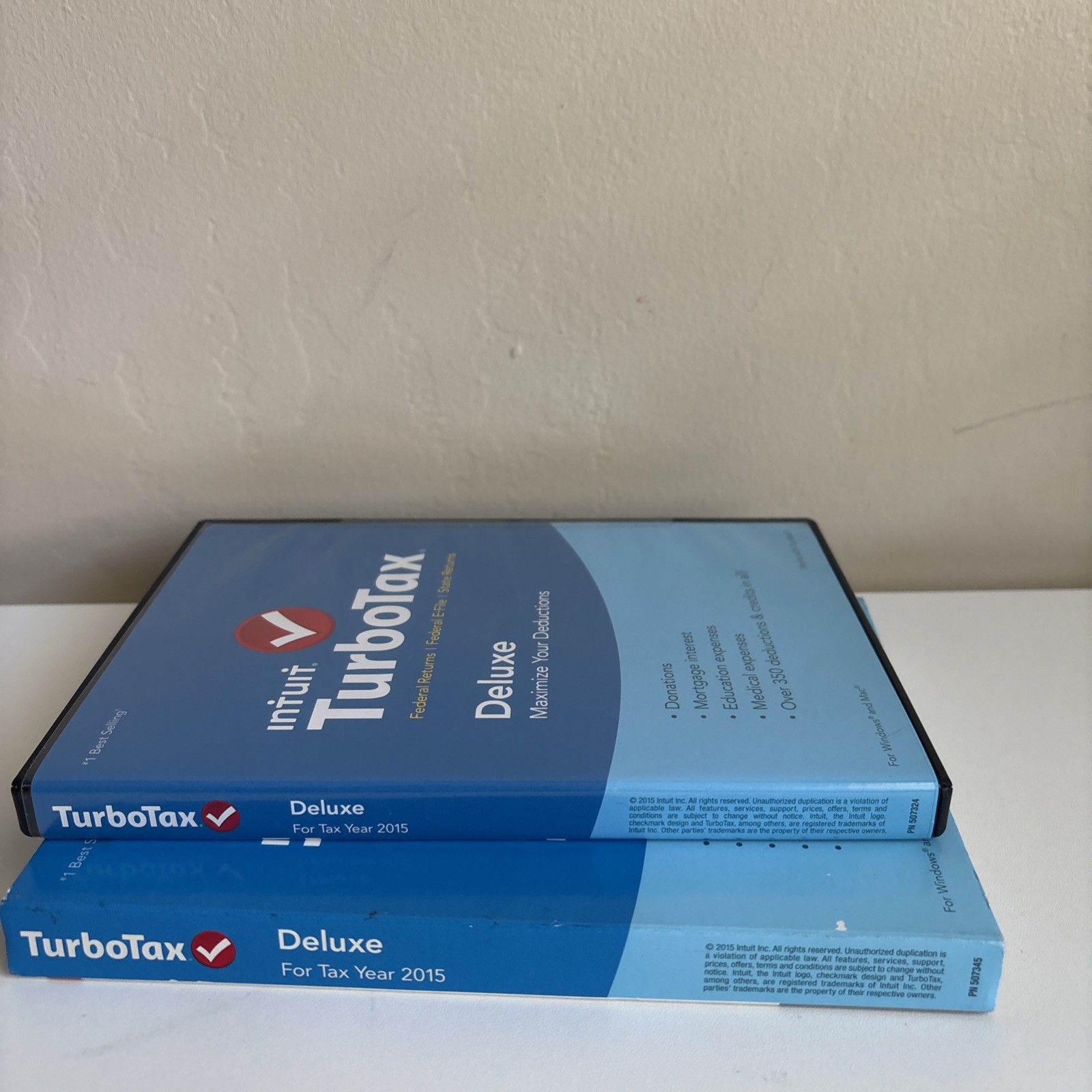 Intuit Turbotax 2015 Deluxe Federal & State maximize your deductions New sealed