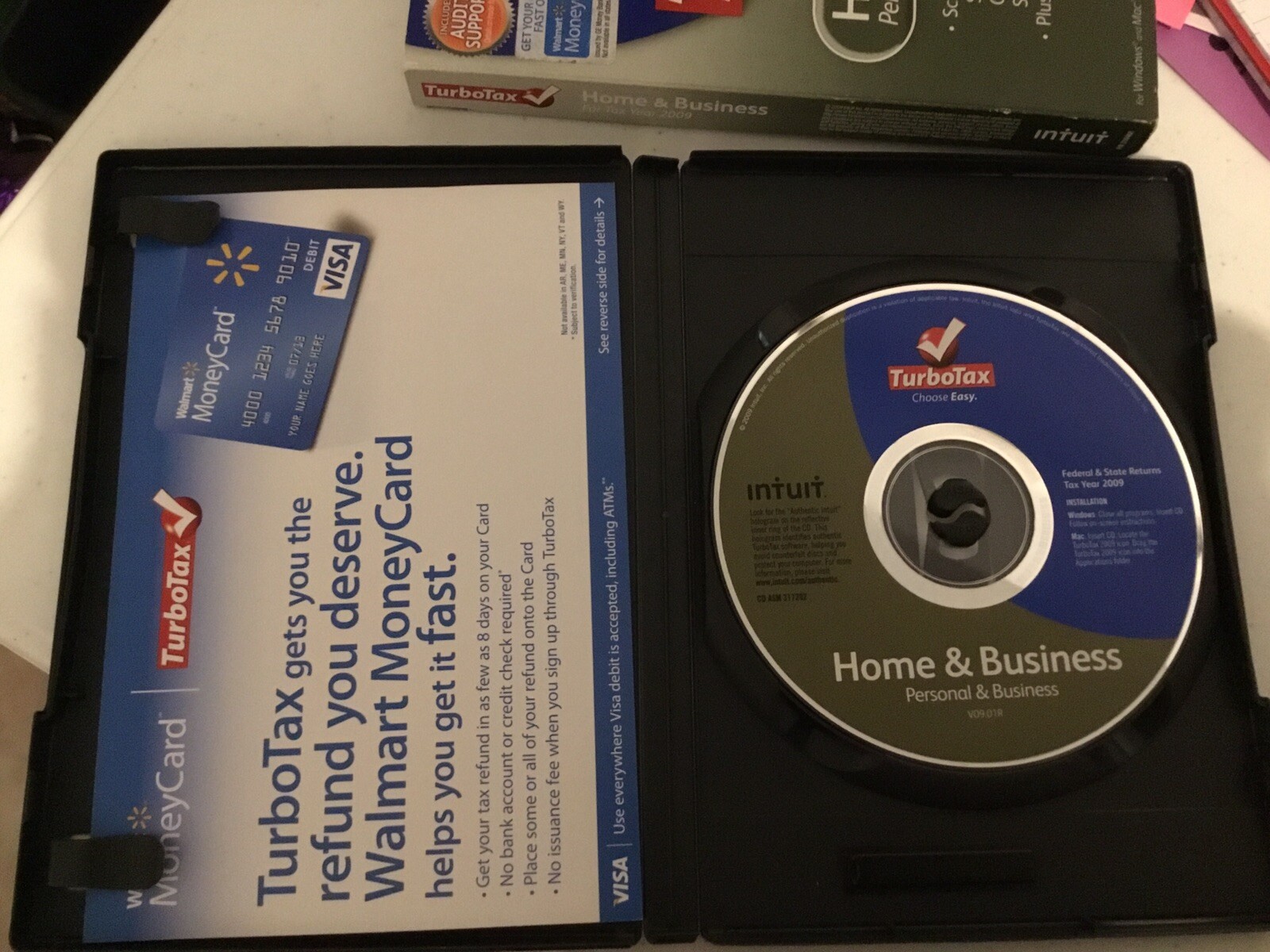 IntuitTurboTax Home & Business 2009 Federal & State Returns Plus Federal E-File