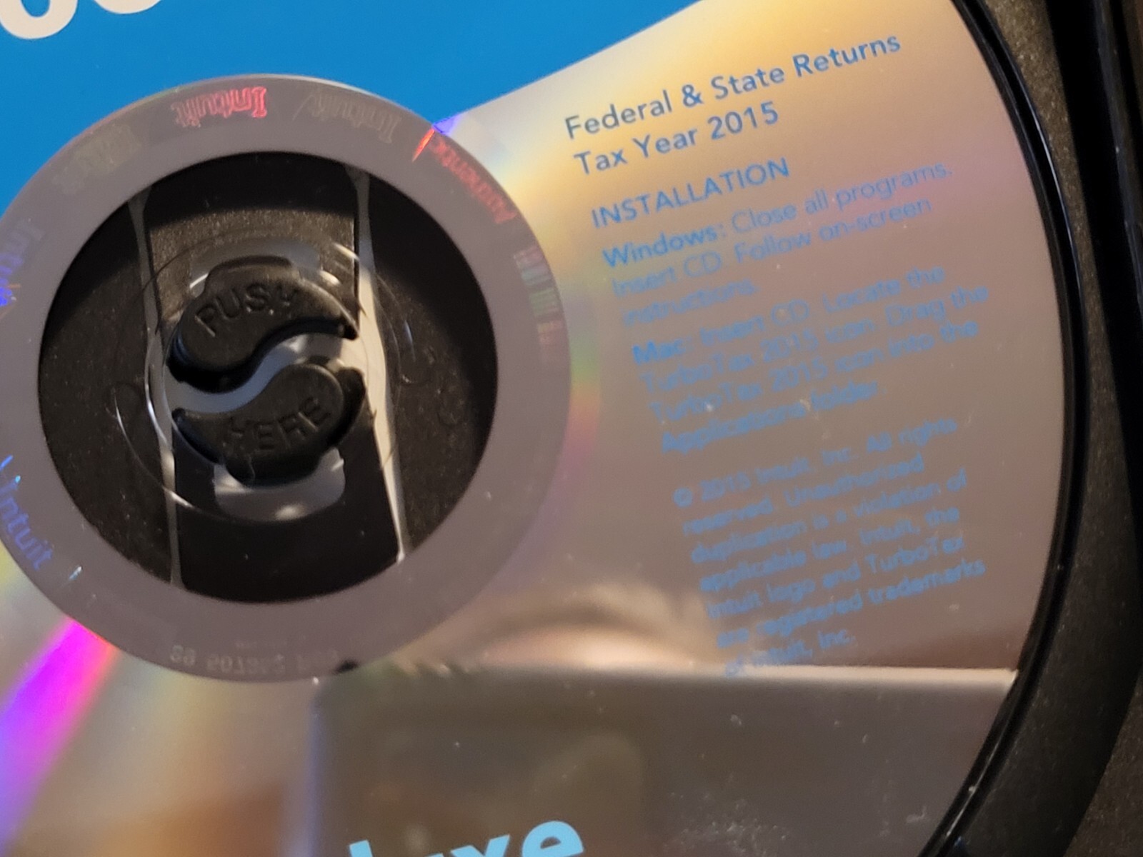 Turbo Tax Deluxe Federal & State Returns Software, 2015 & 2016