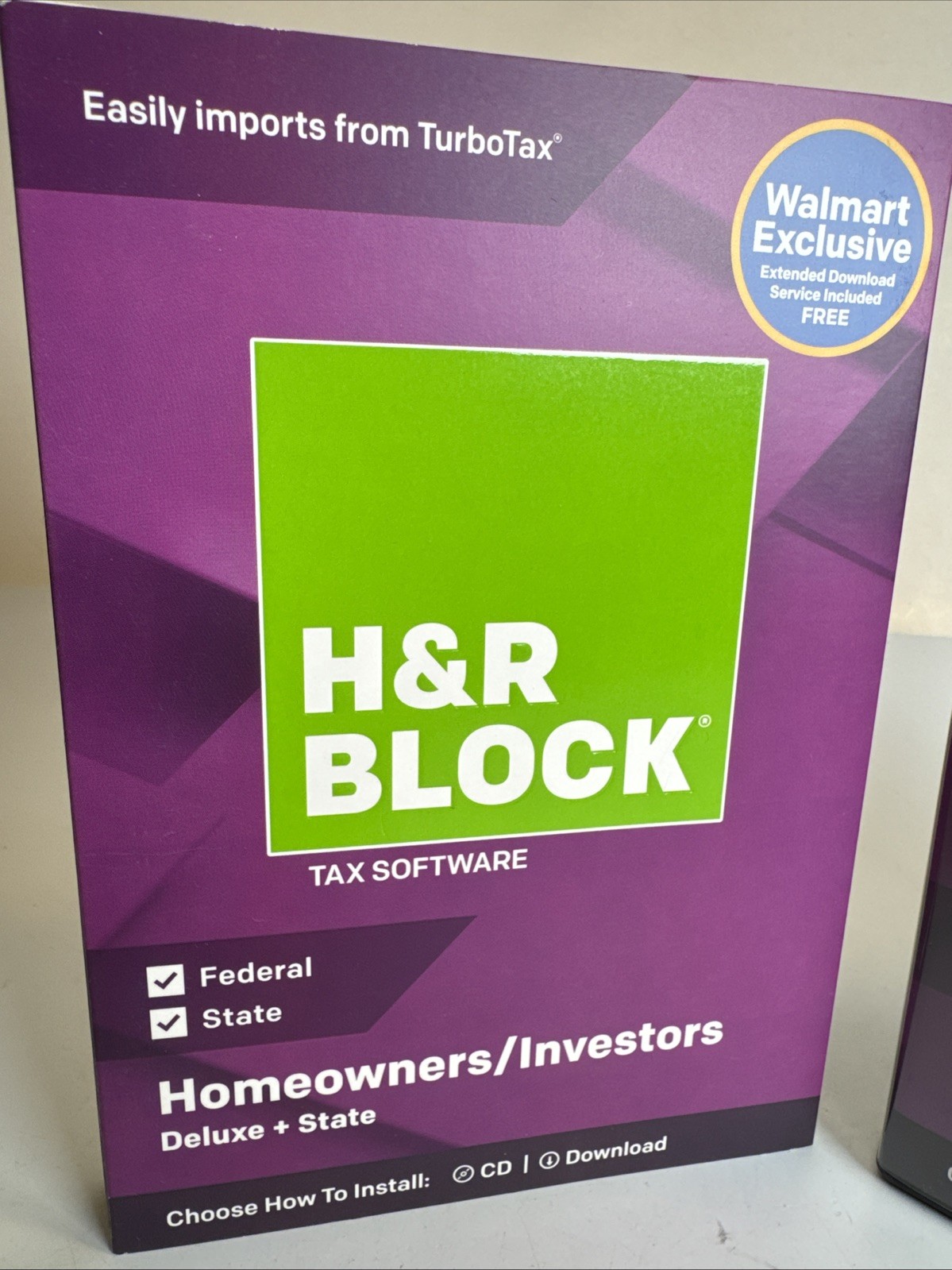 H&R Block Deluxe + State 2018 Tax Software STATE AND FEDERAL With Code