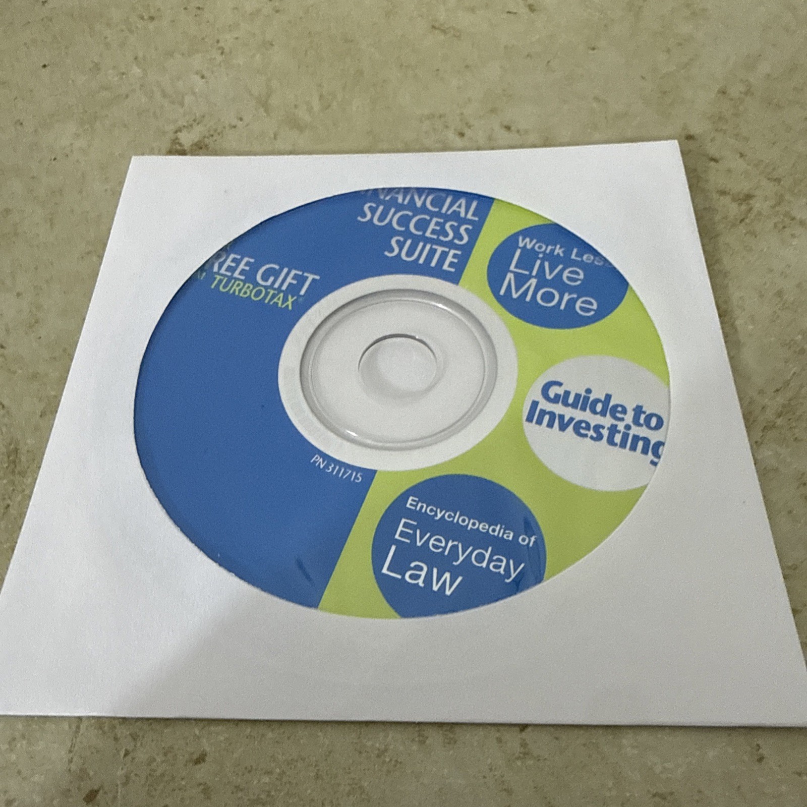 Turbotax Financial Success Suite Personal Finance Software CD