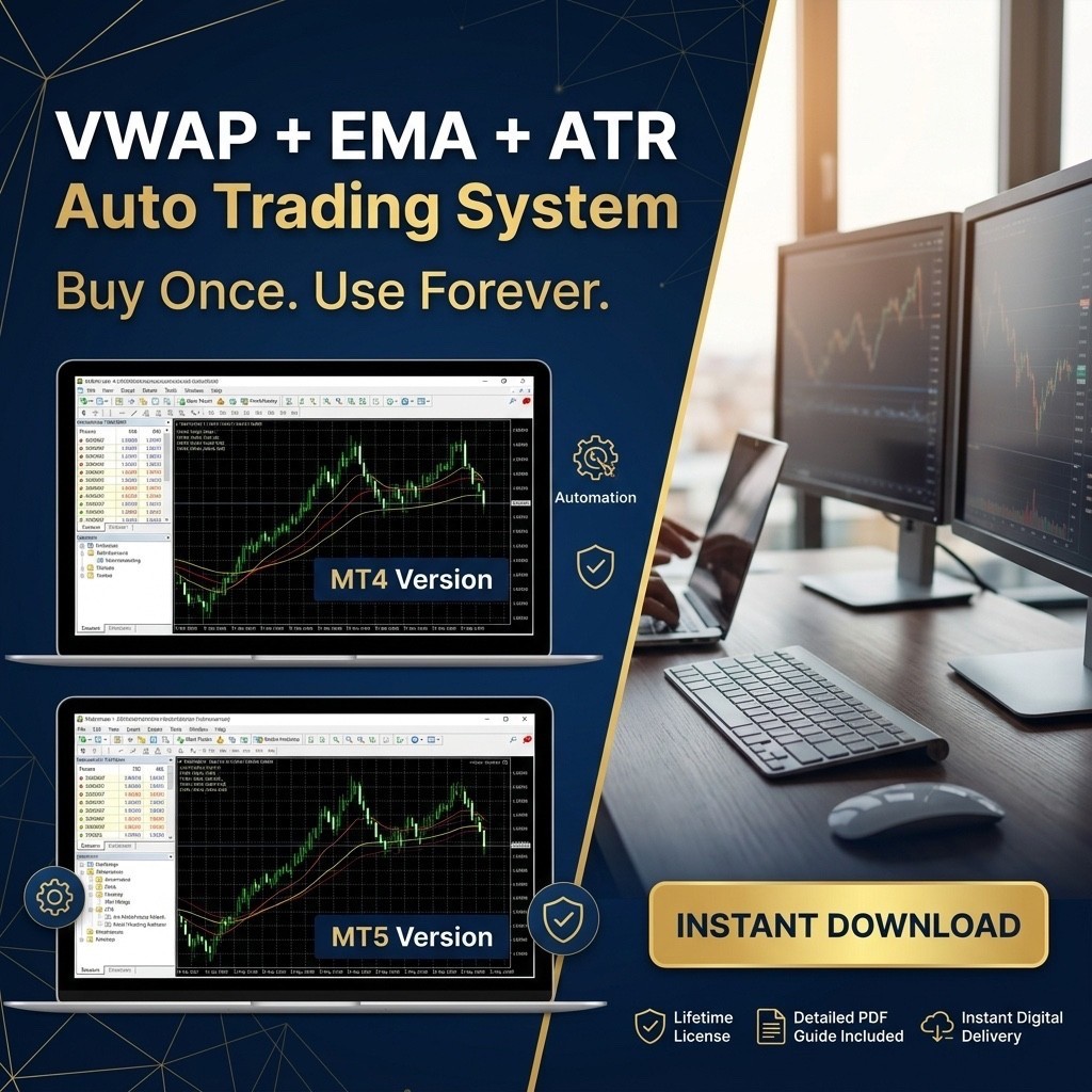 VWAP EMA ATR Expert Advisor MT5 – Auto Trading Most Traders Use Wrong
