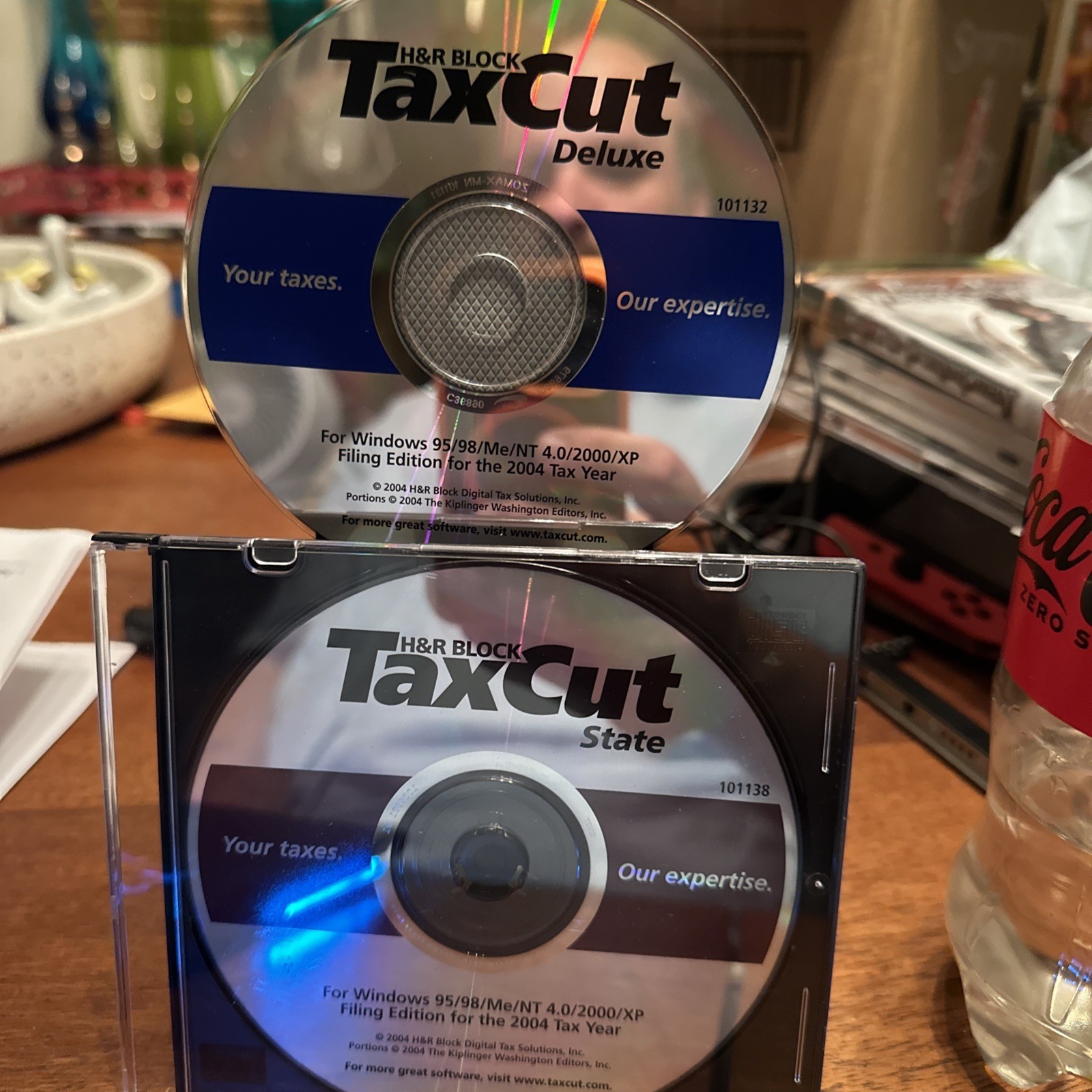 H&R BLOCK TAXCUT STATE FEDERAL 2004