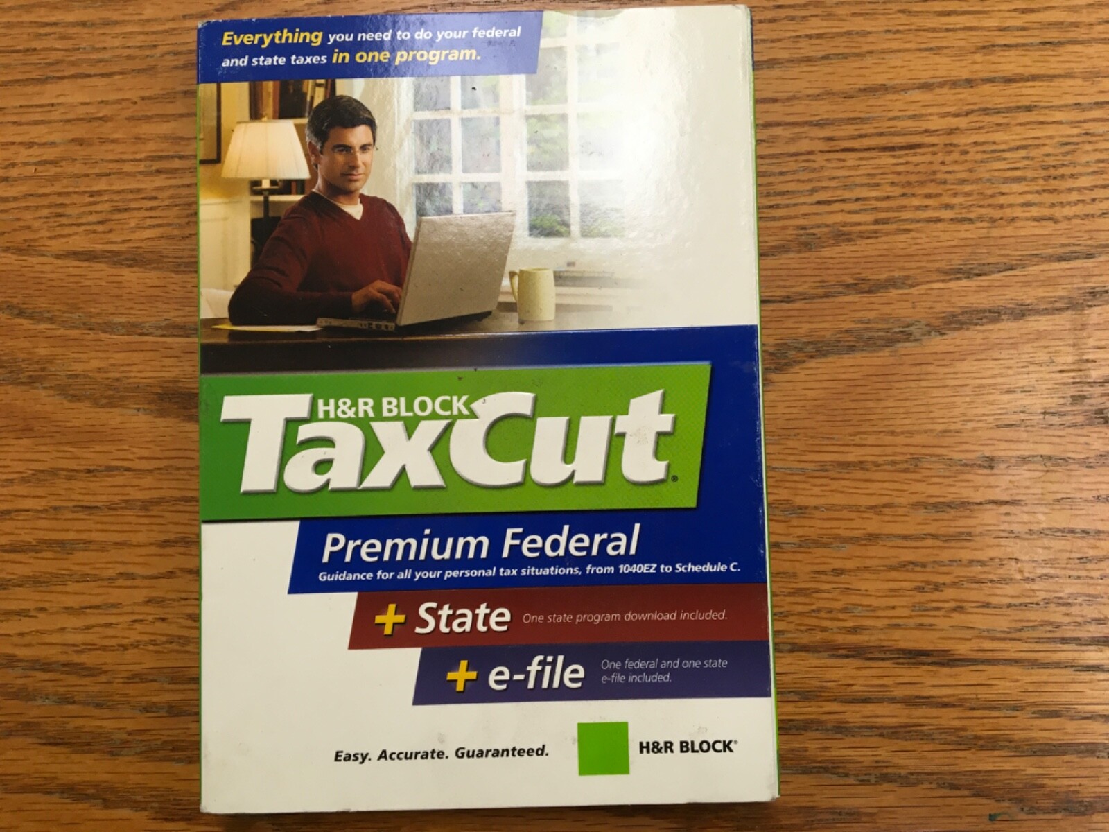 2007 TaxCut PREMIUM turbo Federal H&R Block Tax Cut New sealed CD in Retail Box!