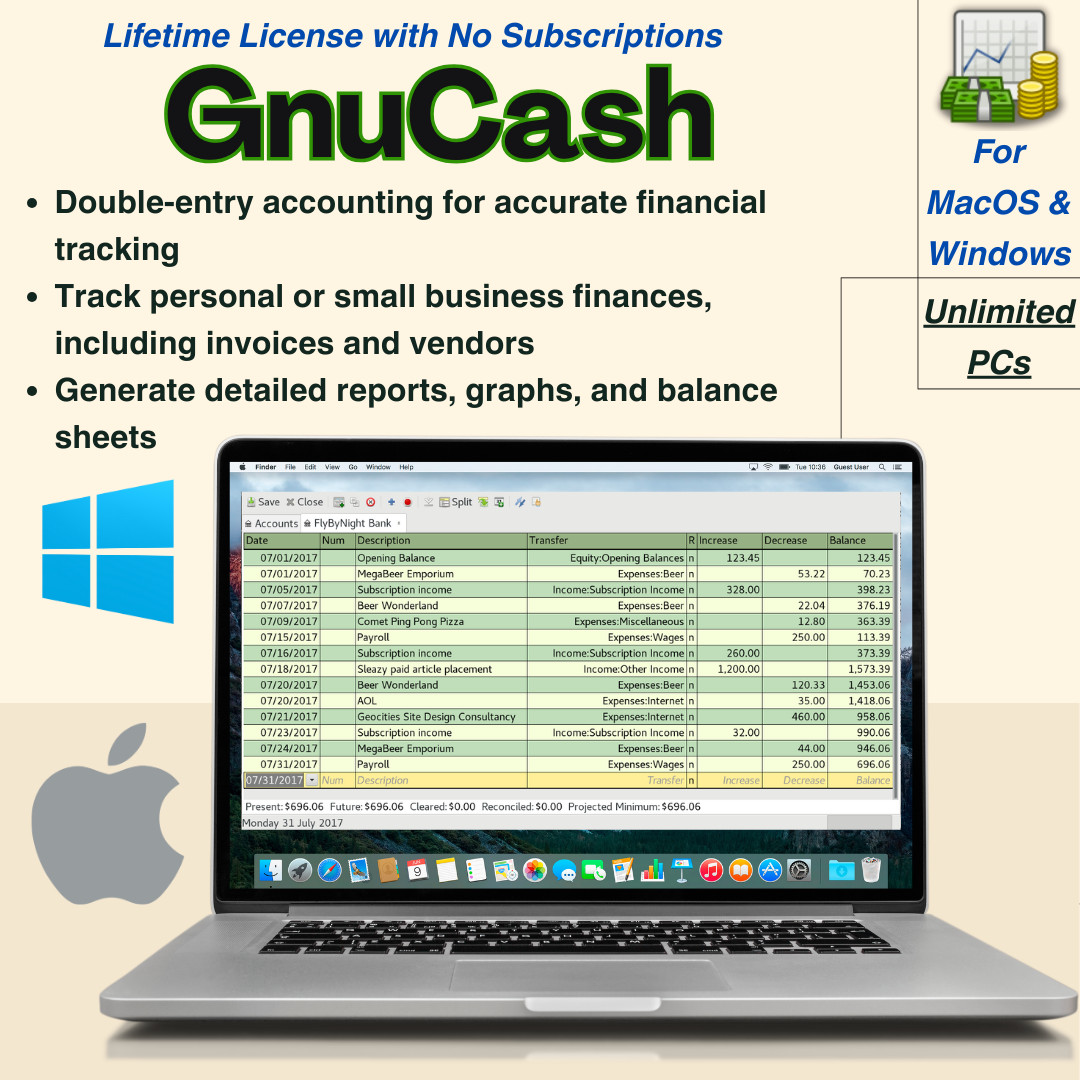 Personal Finance Software 2025 Windows/MacOS Manage Money Budget Reports USB/DVD