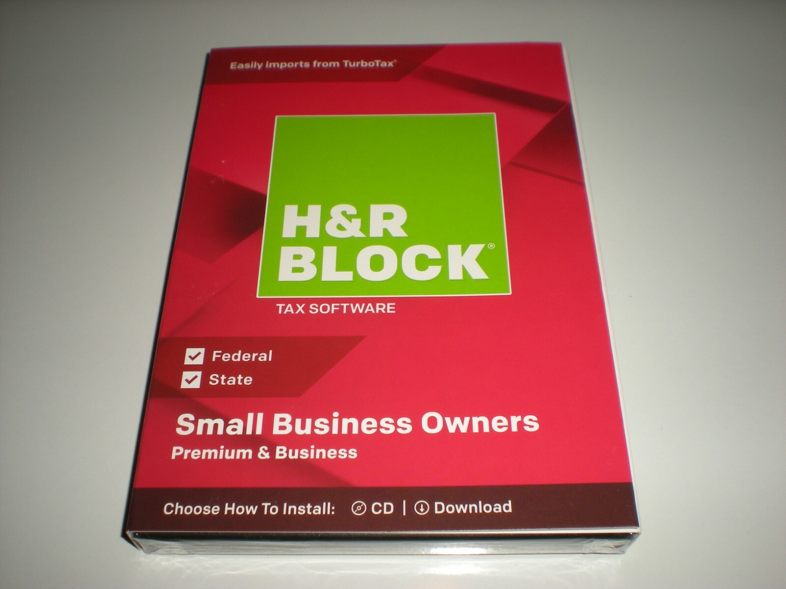 H&R Block 2018 Premium & Business Schedule C & Corporations. Imports Turbotax