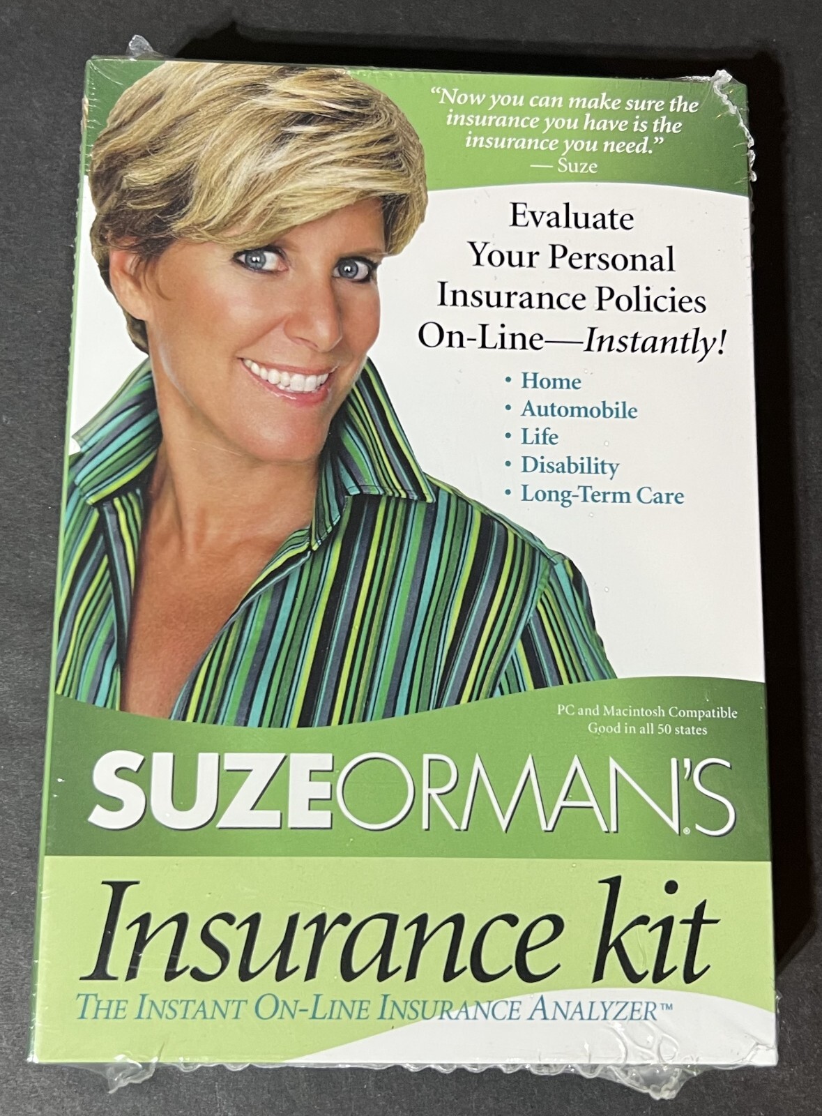 Suze Orman’s Insurance Kit (Sealed) PC and Macintosh Compatible (2007)