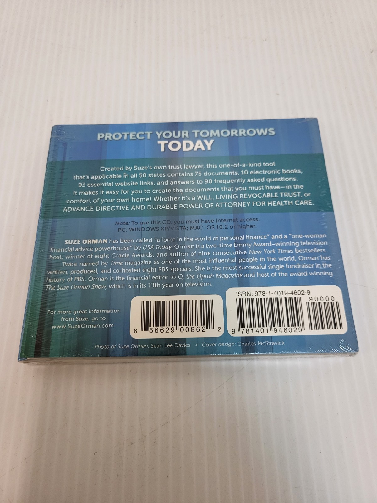 SUZE ORMAN Protect Your Tomorrows Today – Must-Have Documents (CD-ROM, 2018)