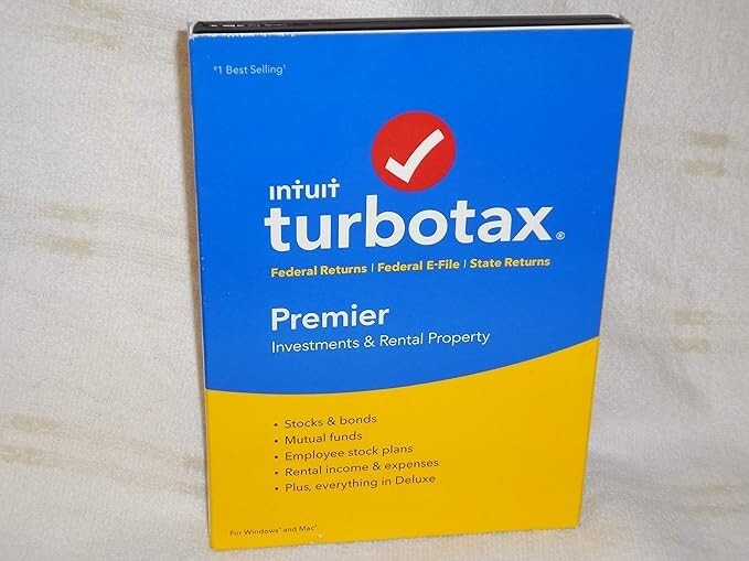 2018 TurboTax Premier 2018 Federal + Federal E-File + State for Windows