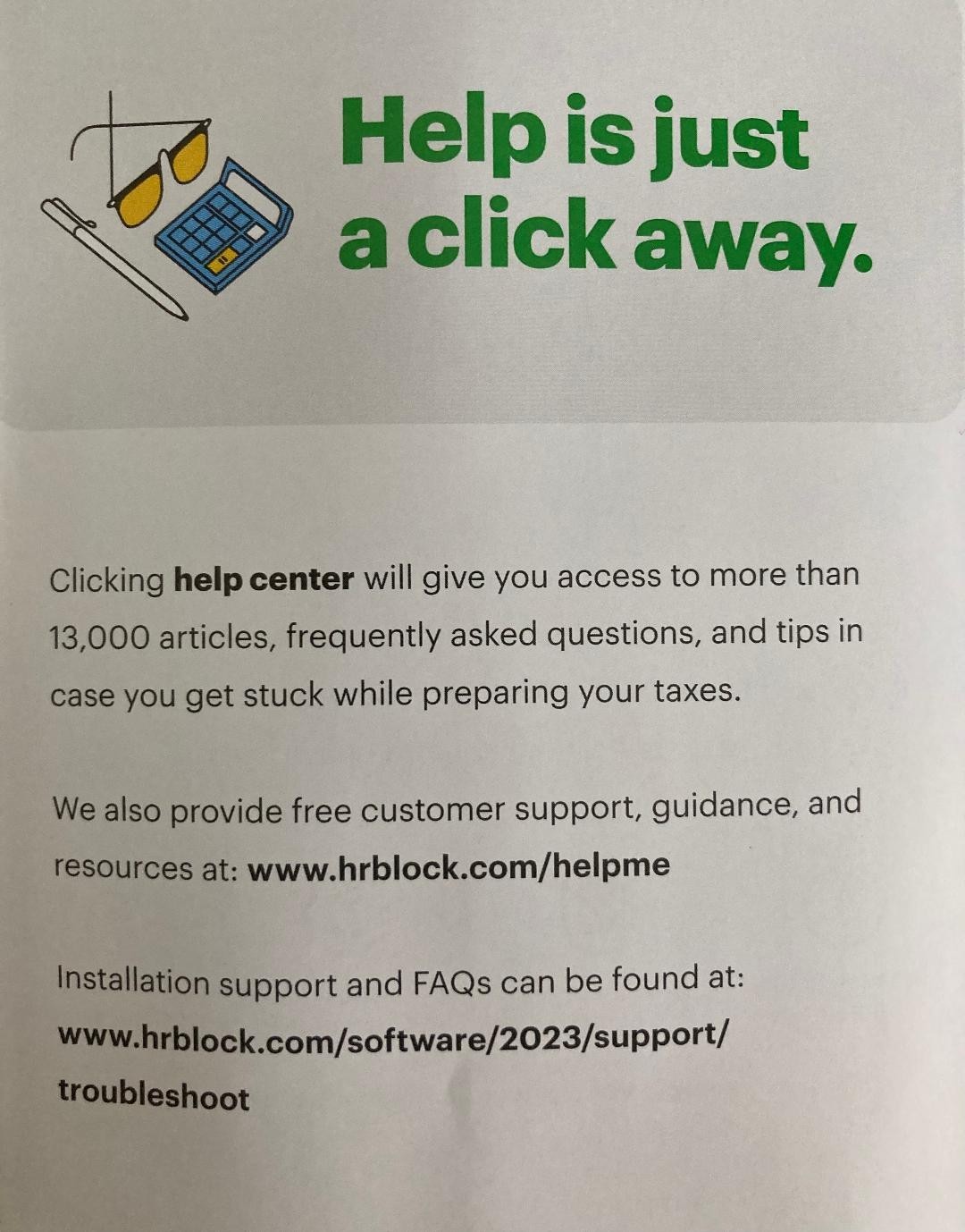 2024 H&R Block DELUXE Federal & State Code for Download or local pickup!