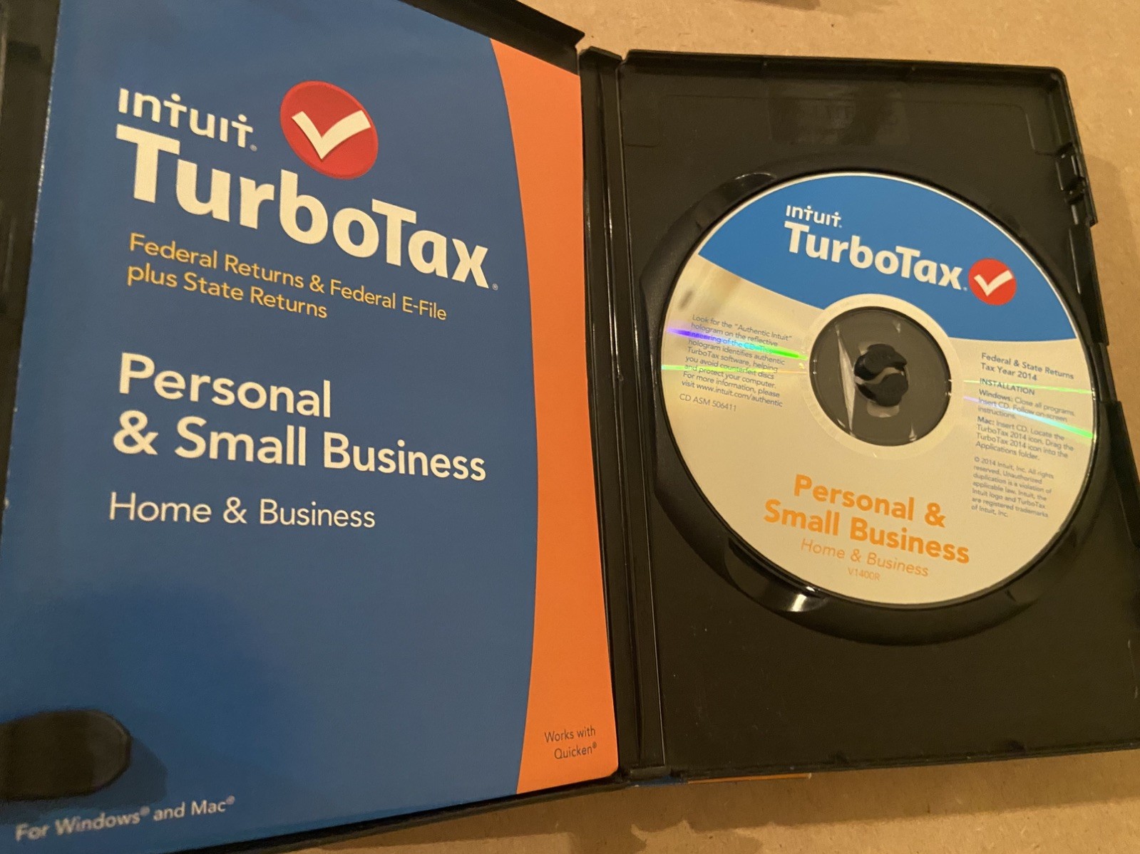 TurboTax 2014 Home & Business – Personal & Small Business (Win/Mac CD)