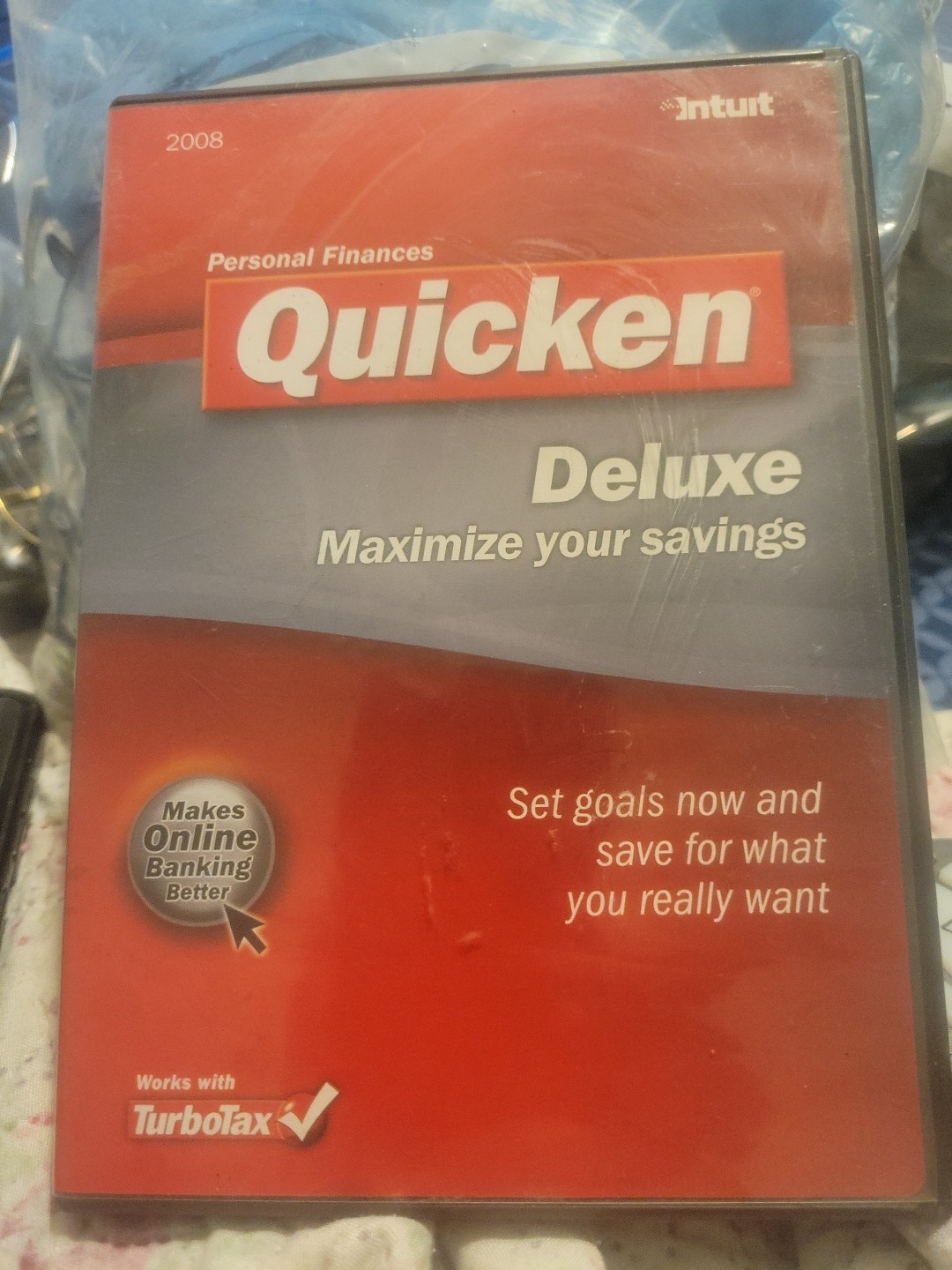 Intuit Quicken Deluxe 2008 For Windows ’00/’03/XP/Vista NOT for Win 10/11