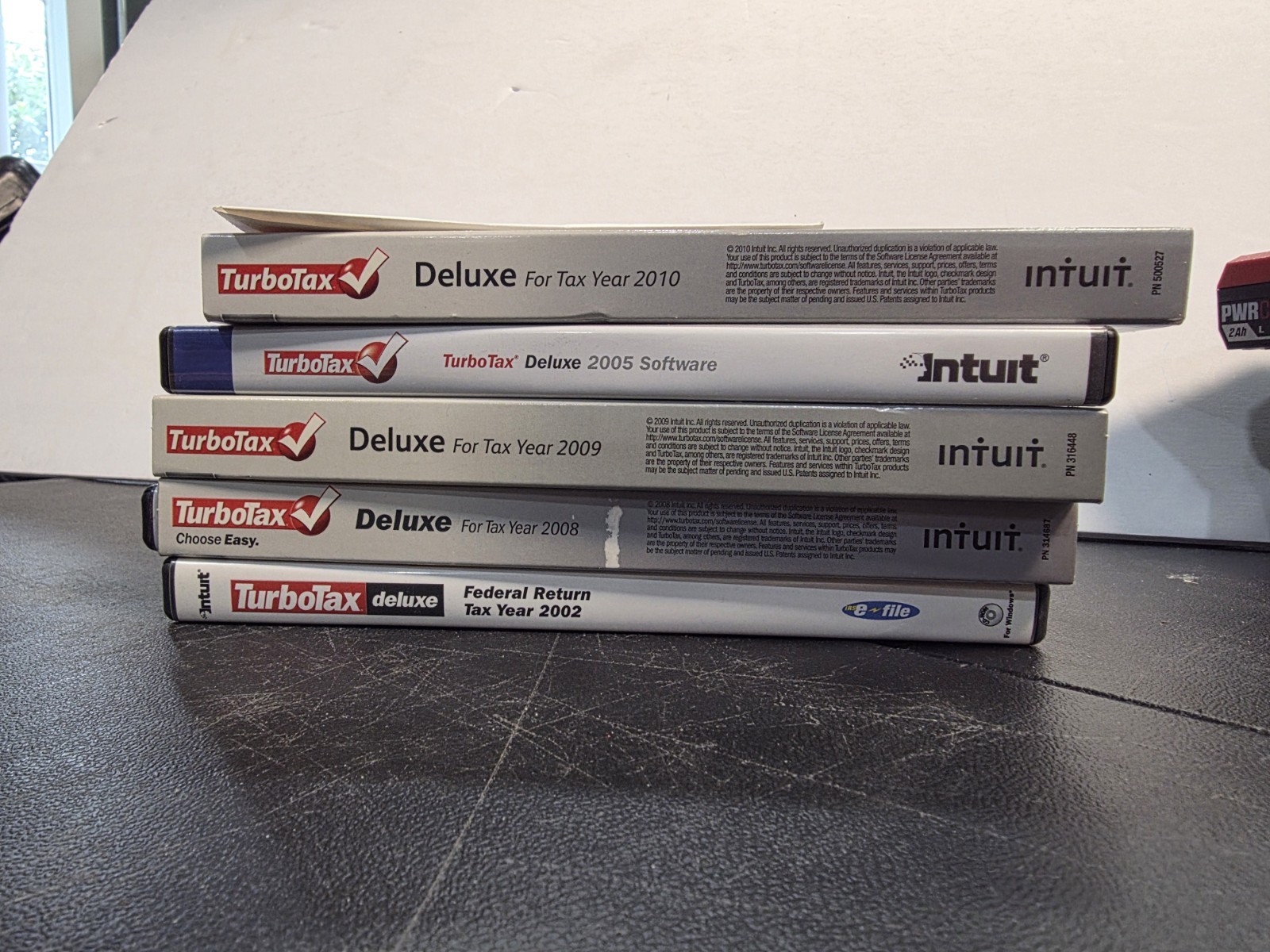 Lot of 5 Intuit TurboTax Software Mac & Windows 2002, 09, 08, 05, 10