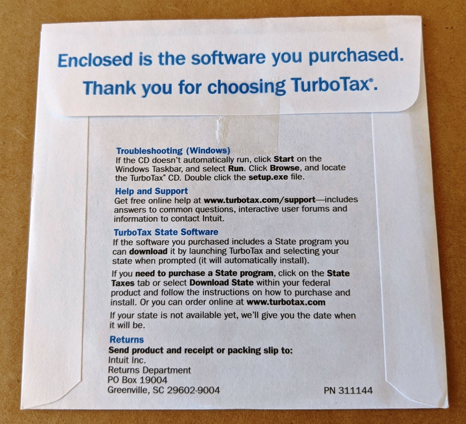 2007 Intuit TurboTax Home & Business Schedule C Federal+State CD Windows & Mac