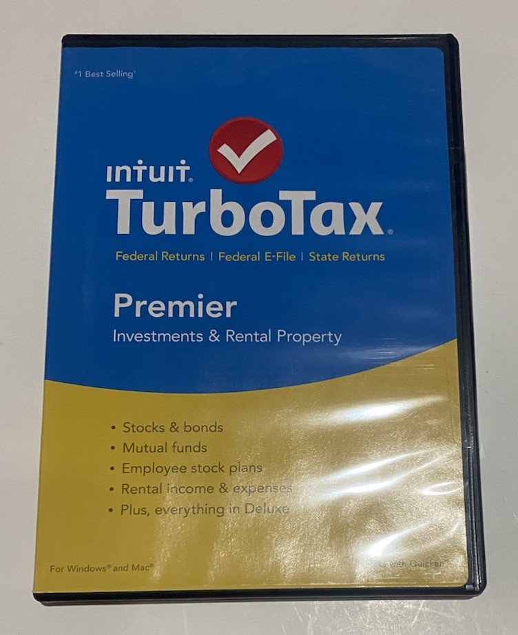 Intuit TurboTax Premier Federal E-File, State 2015 Taxes PC Mac [NEW, SEALED]