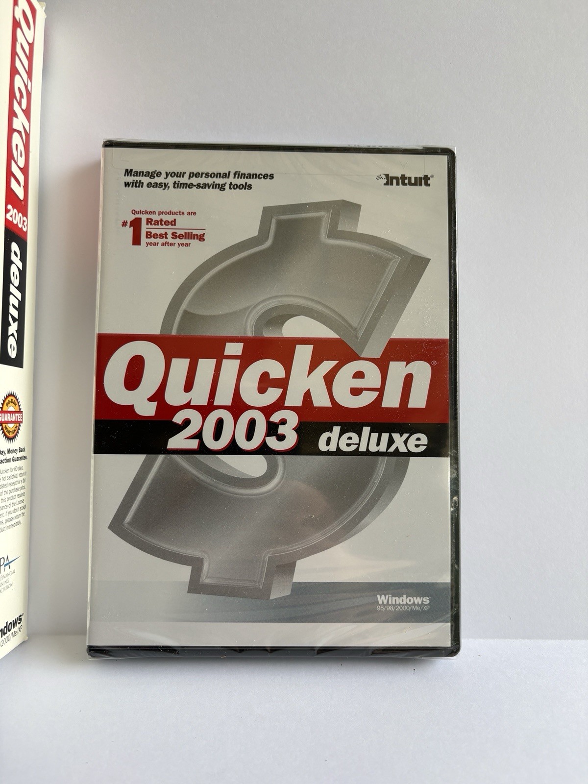 Intuit Quicken 2003 Deluxe Personal Finance CD for Windows 95-XP English