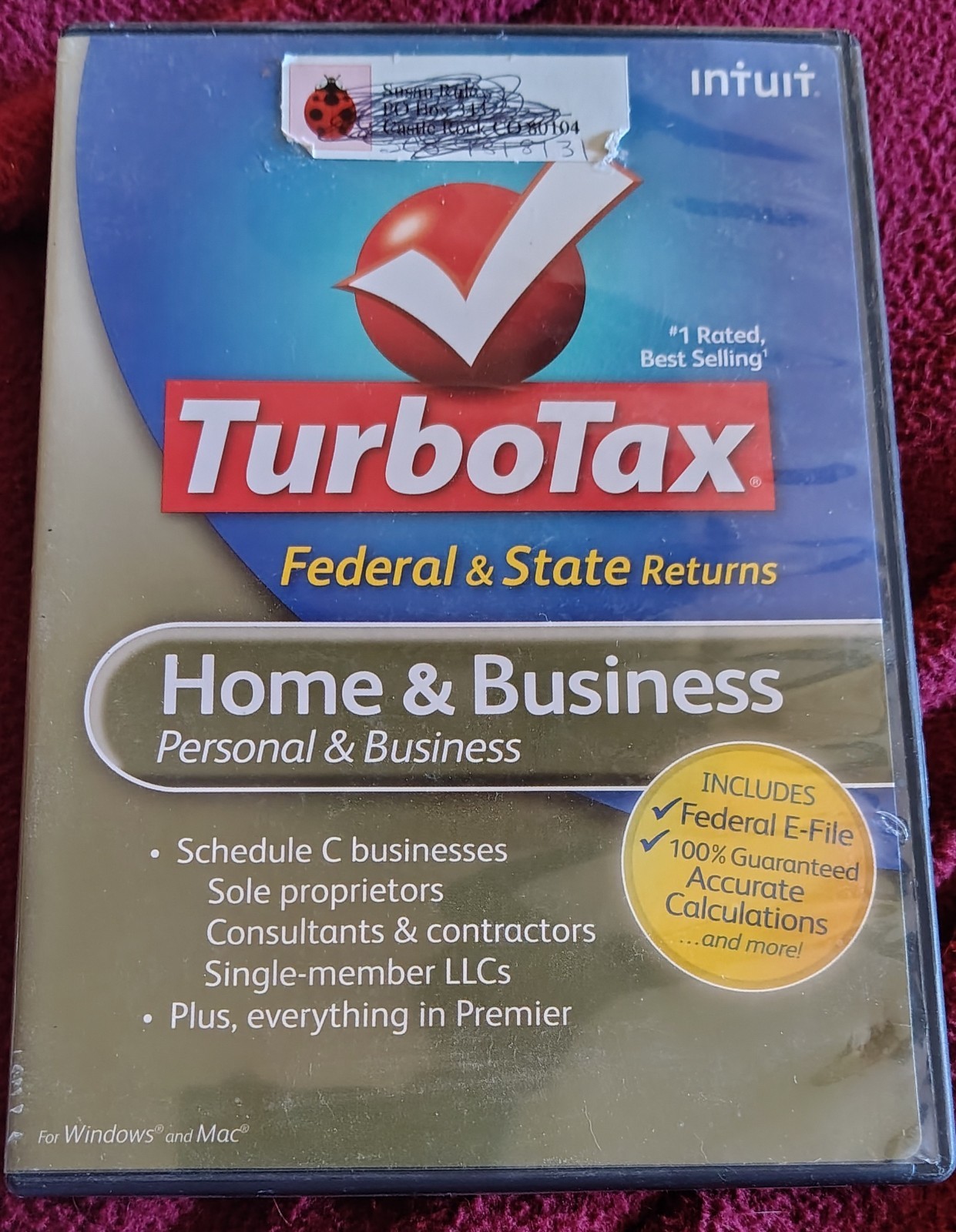TurboTax 2009-2012 Home & Business Deluxe CD. Both In Great Condition.