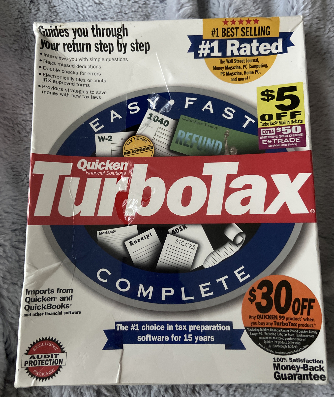 Quicken Turbotax – Tax Year 1998