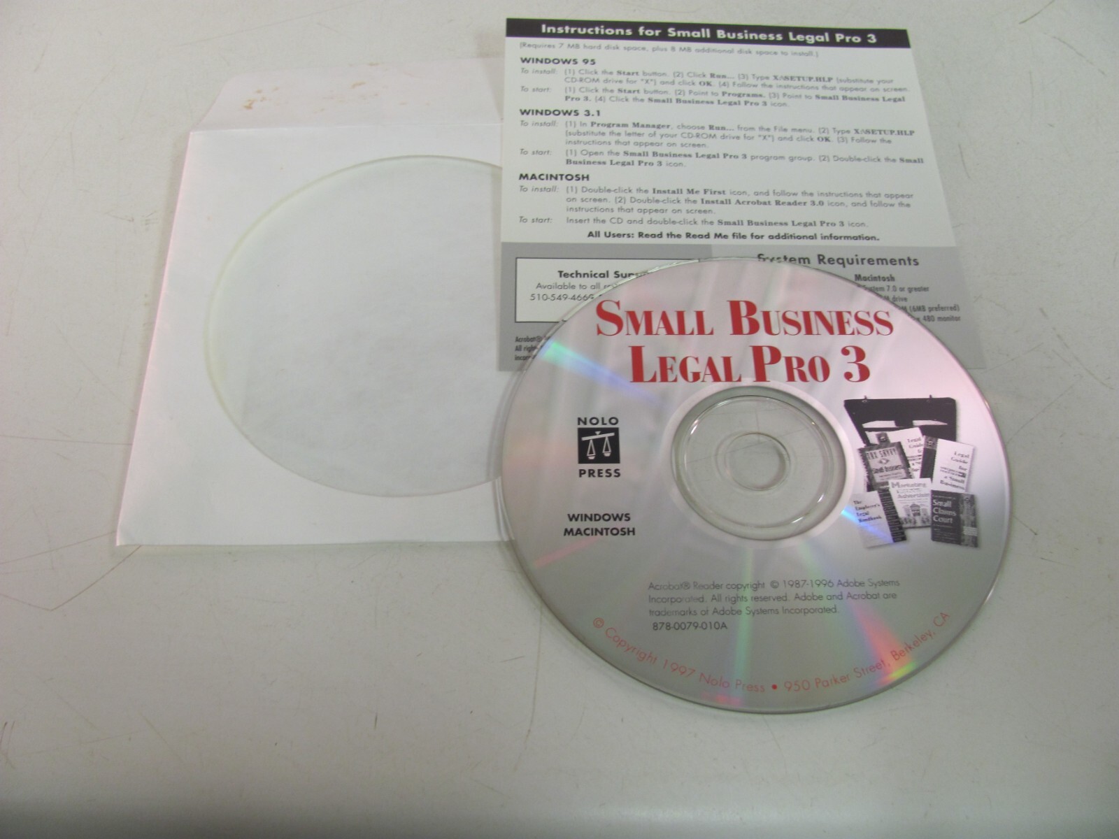 Small Business Legal Pro 3 (Mac/Windows)